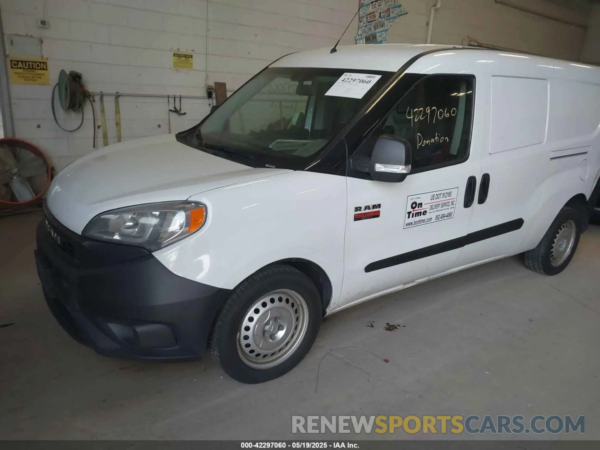 2 Photograph of a damaged car ZFBHRFAB0K6N94278 RAM PROMASTER CITY 2019
