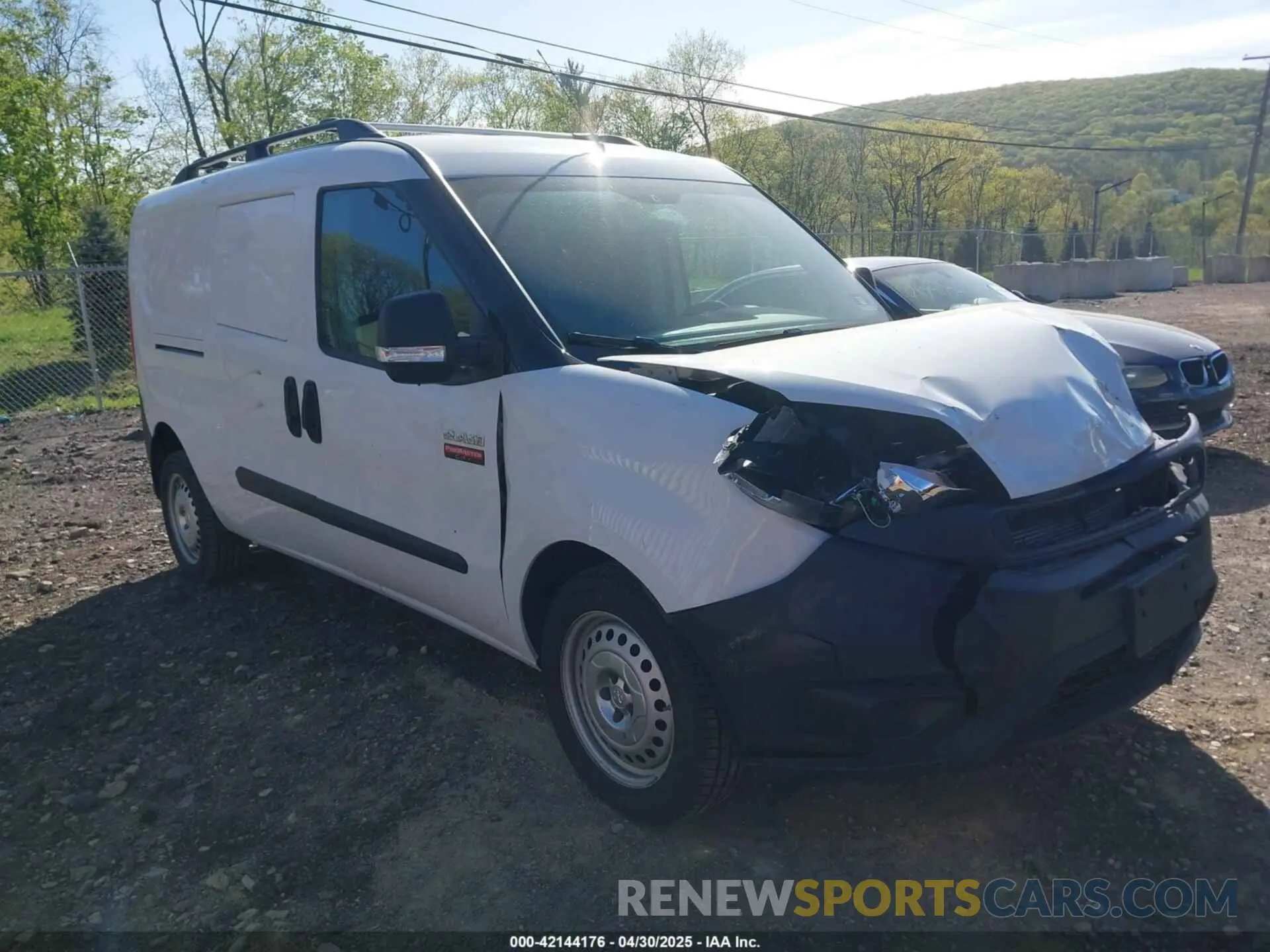 1 Photograph of a damaged car ZFBHRFAB3K6N55295 RAM PROMASTER CITY 2019
