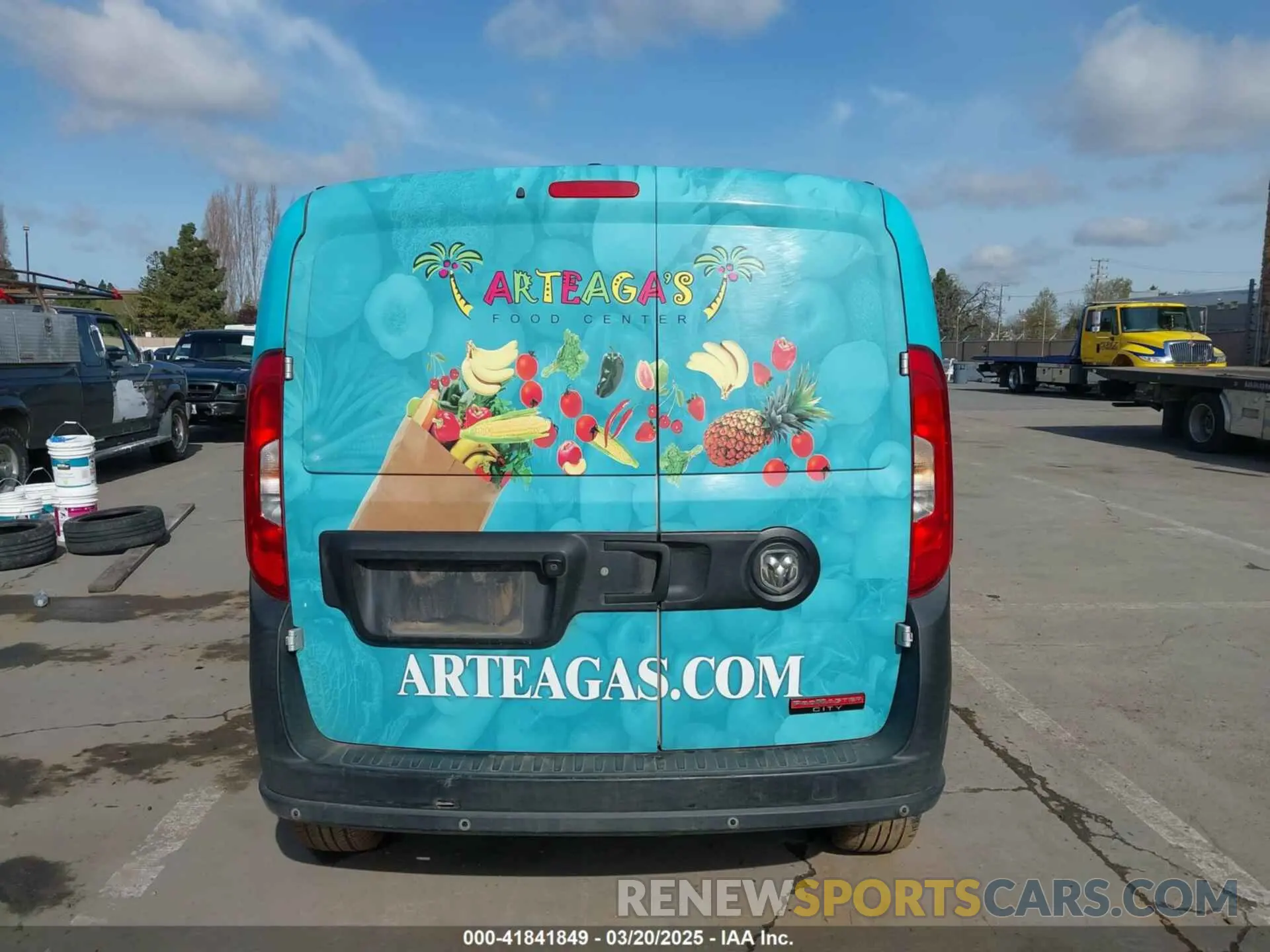 15 Photograph of a damaged car ZFBHRFAB4K6M59840 RAM PROMASTER CITY 2019
