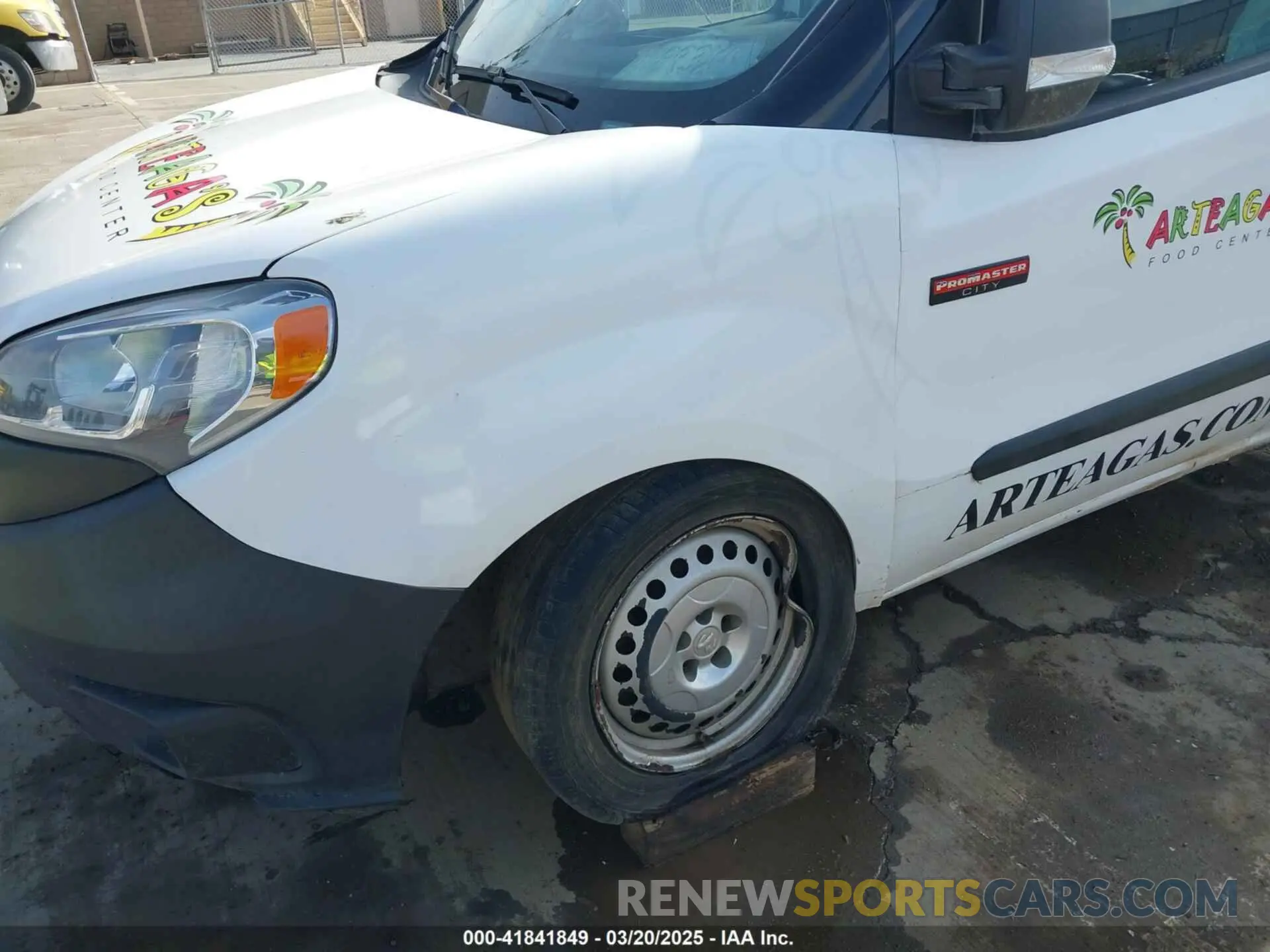 16 Photograph of a damaged car ZFBHRFAB4K6M59840 RAM PROMASTER CITY 2019
