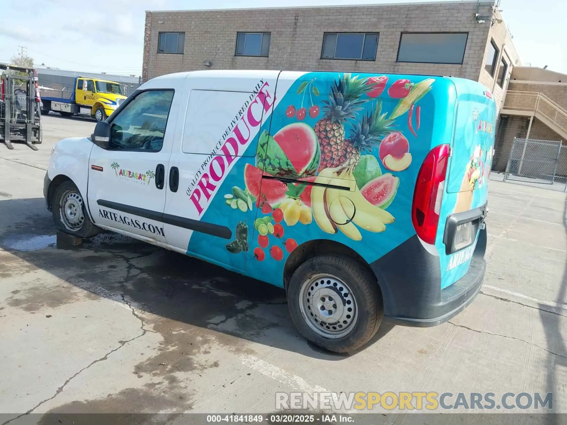3 Photograph of a damaged car ZFBHRFAB4K6M59840 RAM PROMASTER CITY 2019