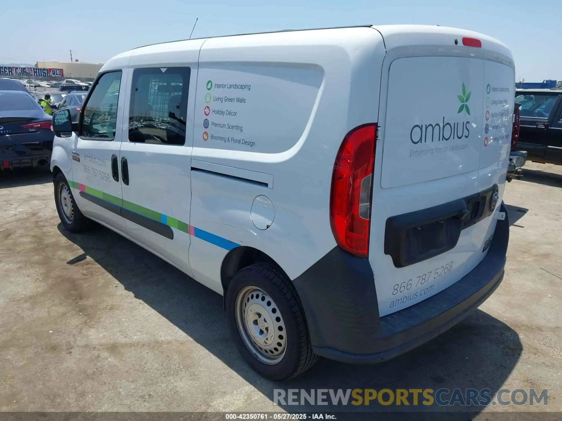 3 Photograph of a damaged car ZFBHRFAB4K6N81095 RAM PROMASTER CITY 2019
