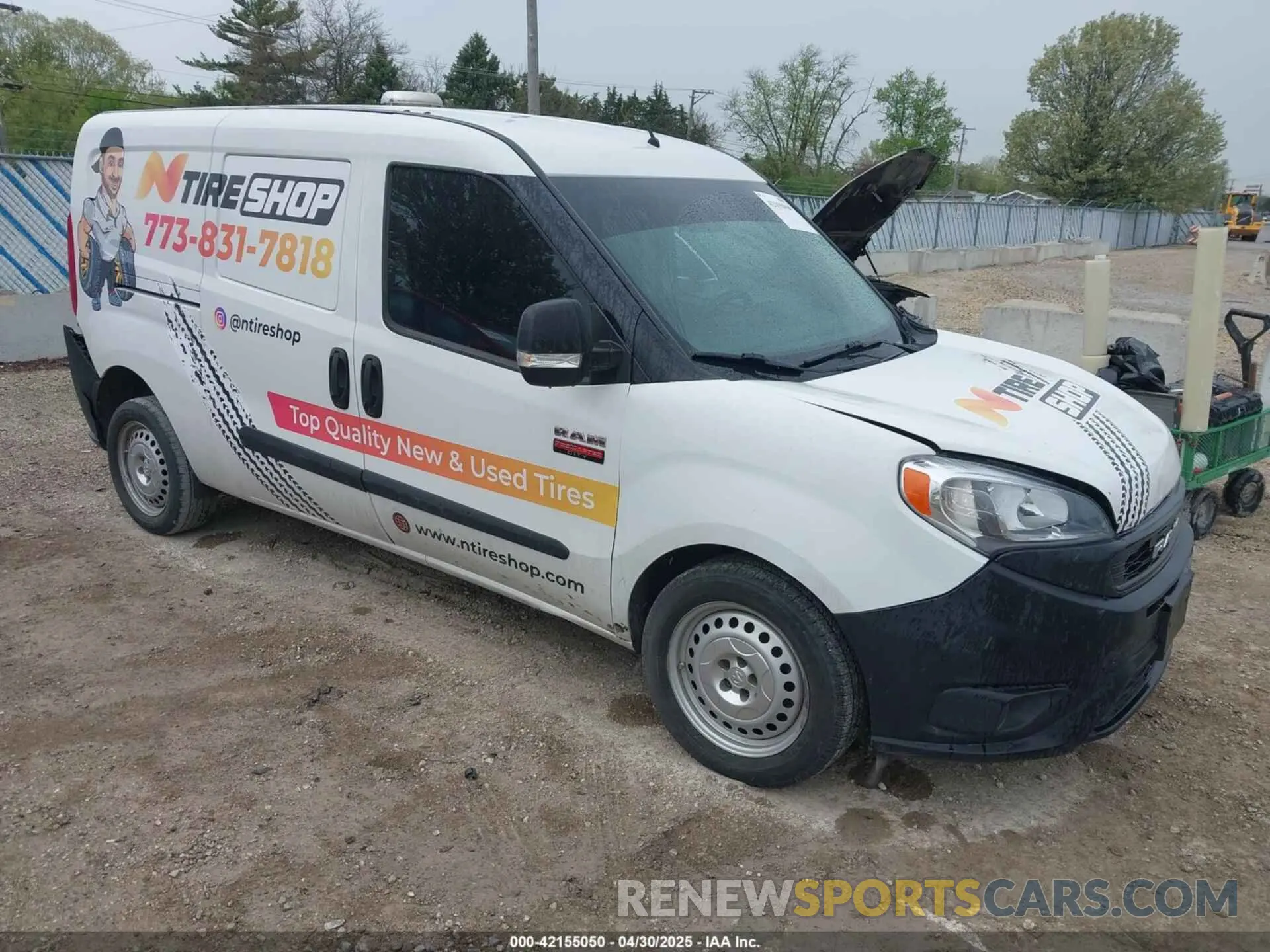 1 Photograph of a damaged car ZFBHRFAB8K6N76465 RAM PROMASTER CITY 2019