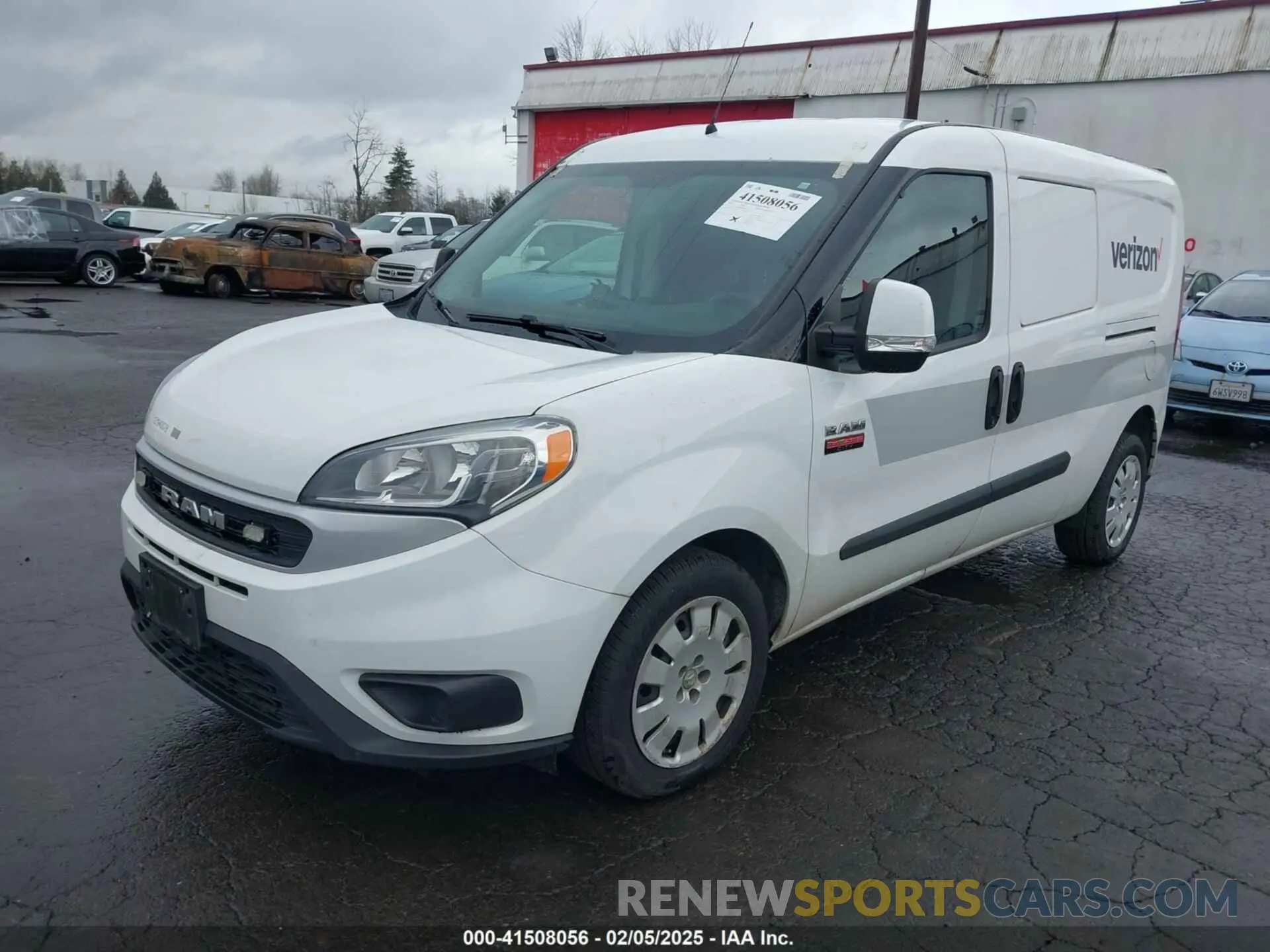 2 Photograph of a damaged car ZFBHRFBB1K6N23699 RAM PROMASTER CITY 2019
