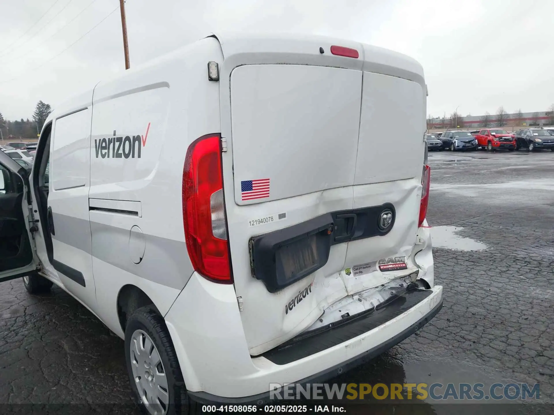 6 Photograph of a damaged car ZFBHRFBB1K6N23699 RAM PROMASTER CITY 2019