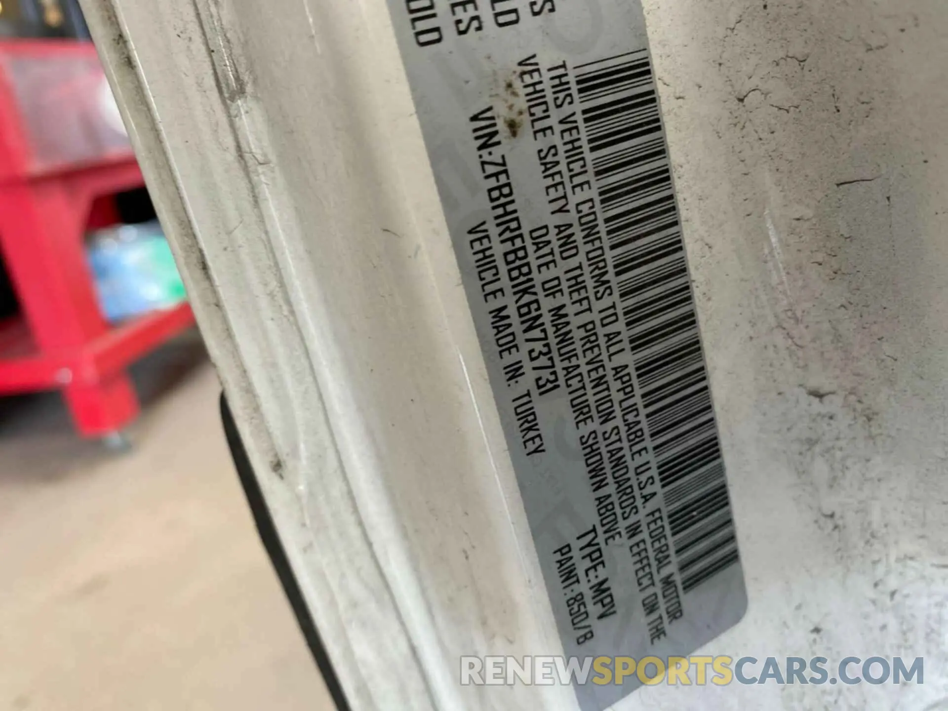 23 Photograph of a damaged car ZFBHRFBB1K6N73731 RAM PROMASTER CITY 2019