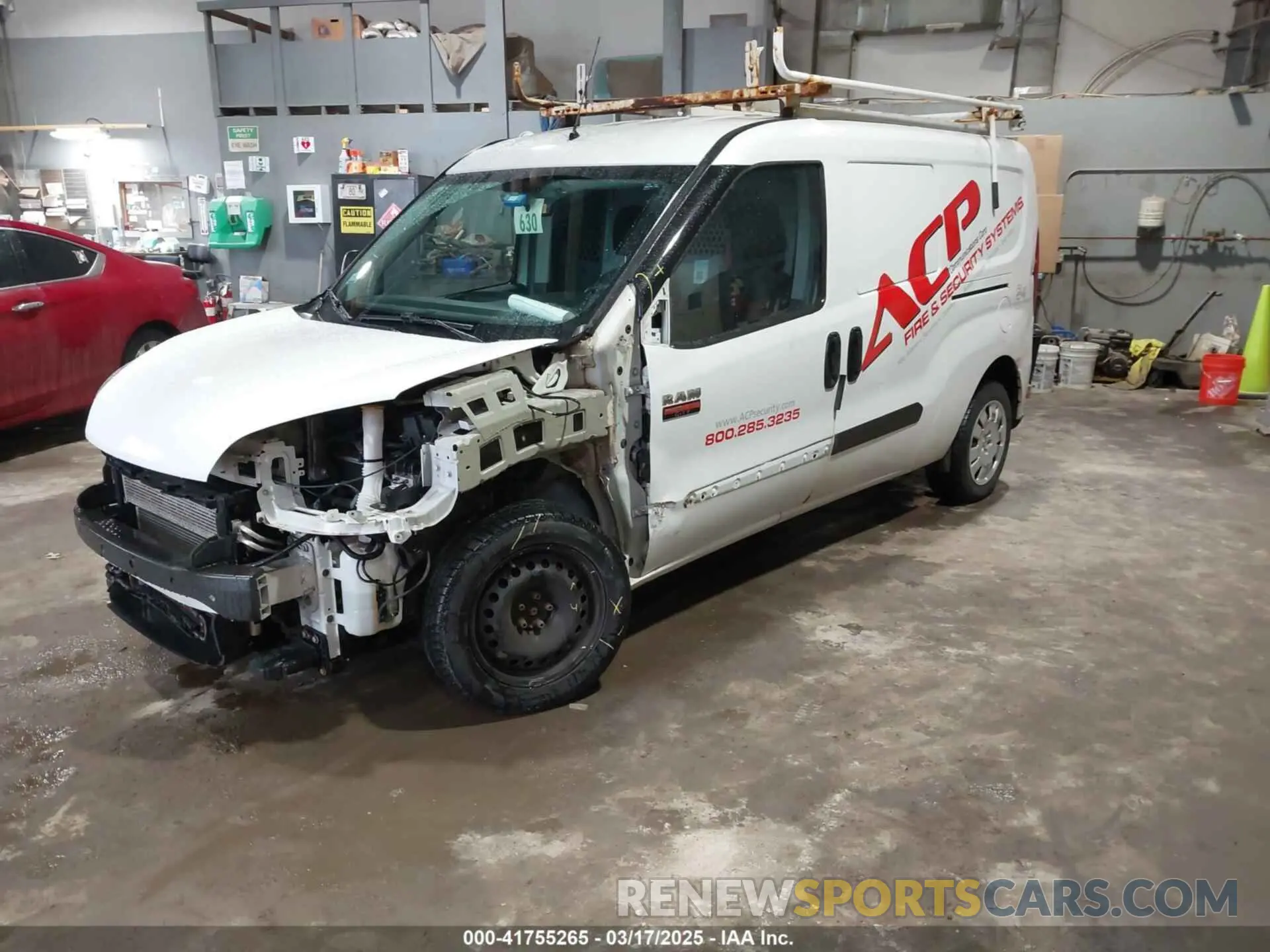 2 Photograph of a damaged car ZFBHRFBB5K6M11942 RAM PROMASTER CITY 2019