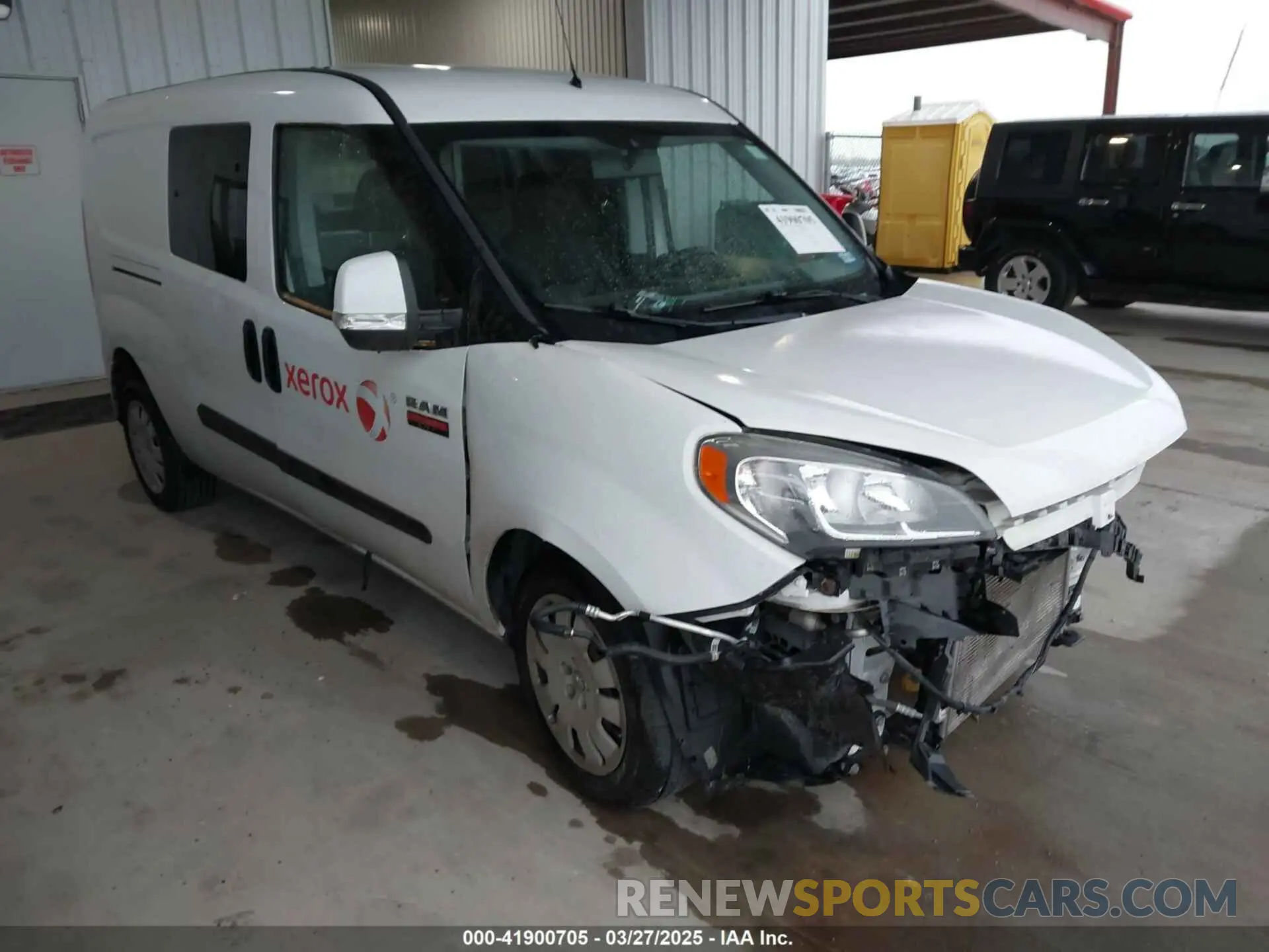 1 Photograph of a damaged car ZFBHRFBB9K6M01964 RAM PROMASTER CITY 2019