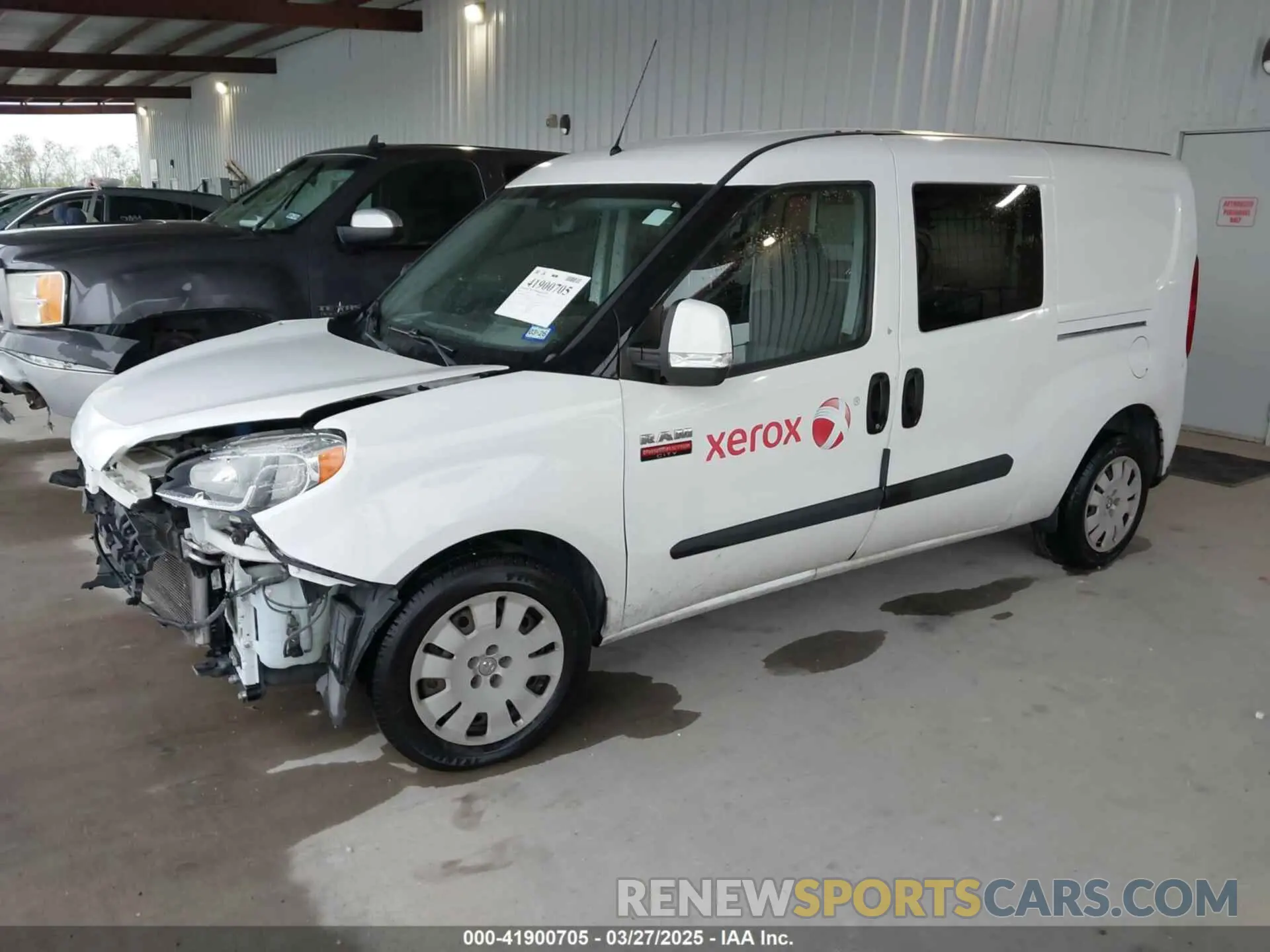 2 Photograph of a damaged car ZFBHRFBB9K6M01964 RAM PROMASTER CITY 2019