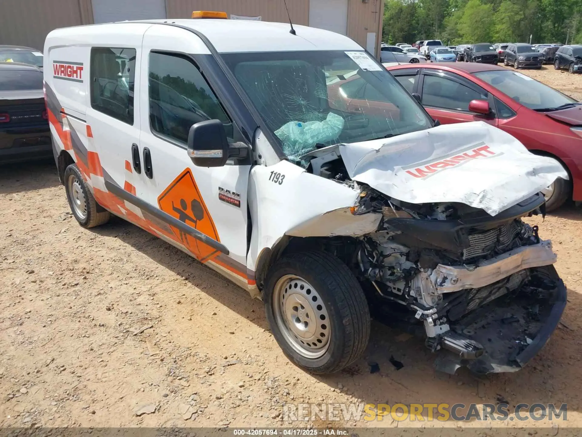1 Photograph of a damaged car ZFBHRFAB0L6S47079 RAM PROMASTER CITY 2020