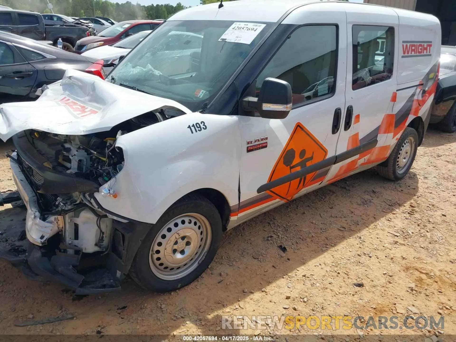2 Photograph of a damaged car ZFBHRFAB0L6S47079 RAM PROMASTER CITY 2020