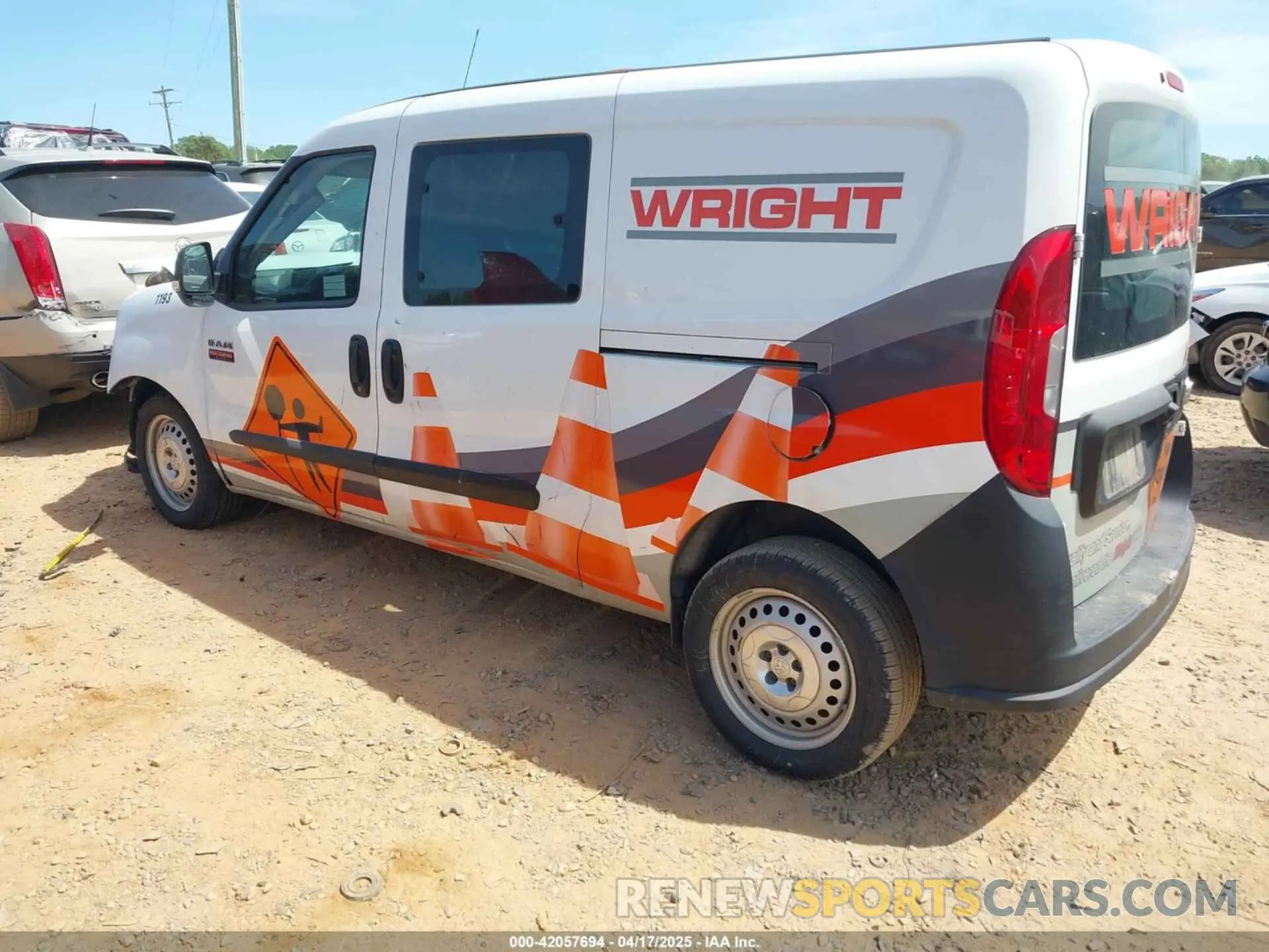 3 Photograph of a damaged car ZFBHRFAB0L6S47079 RAM PROMASTER CITY 2020