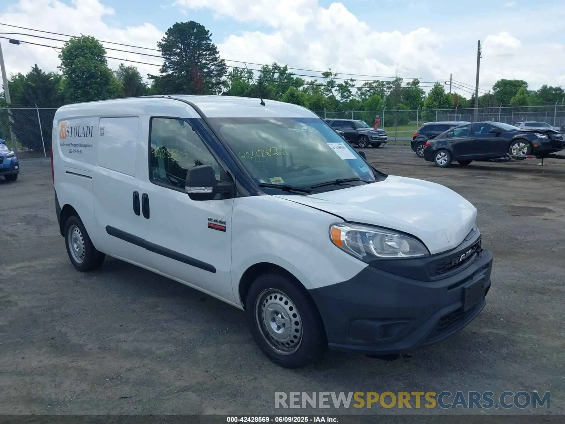 1 Photograph of a damaged car ZFBHRFAB3L6P35149 RAM PROMASTER CITY 2020