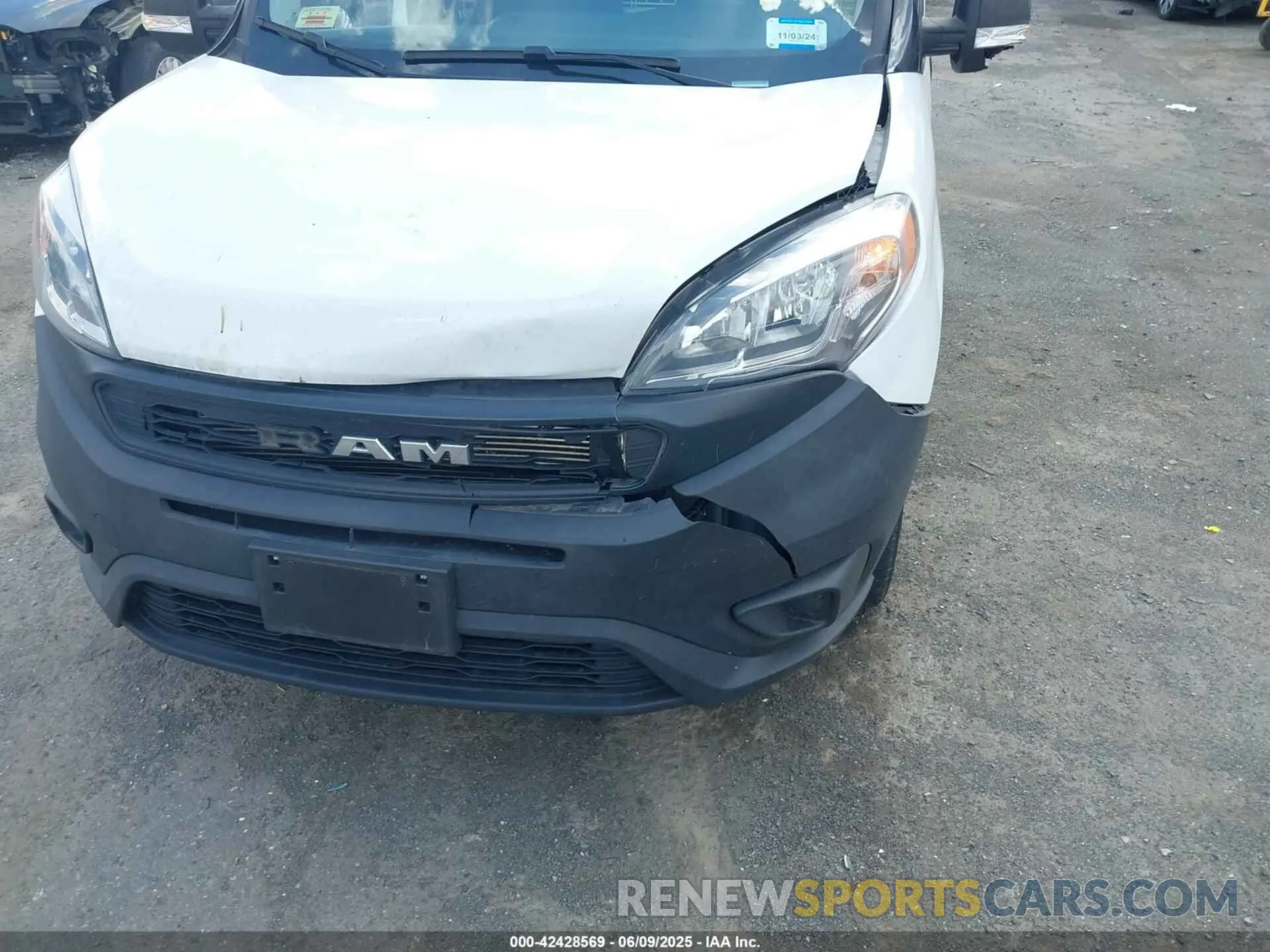 6 Photograph of a damaged car ZFBHRFAB3L6P35149 RAM PROMASTER CITY 2020