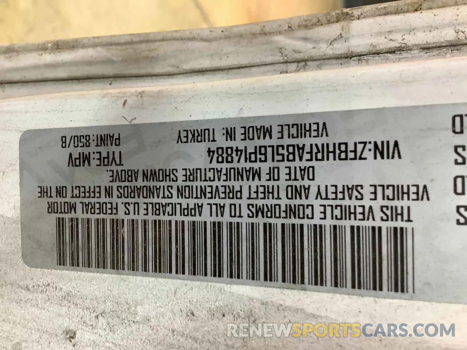 26 Photograph of a damaged car ZFBHRFAB5L6P14884 RAM PROMASTER CITY 2020