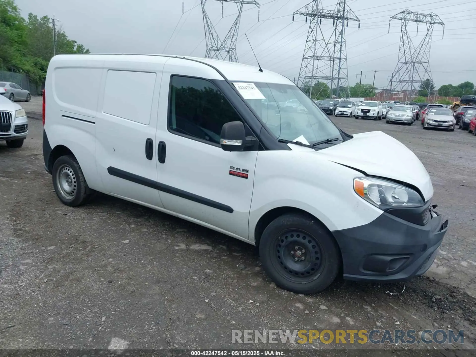 1 Photograph of a damaged car ZFBHRFAB7L6R53319 RAM PROMASTER CITY 2020