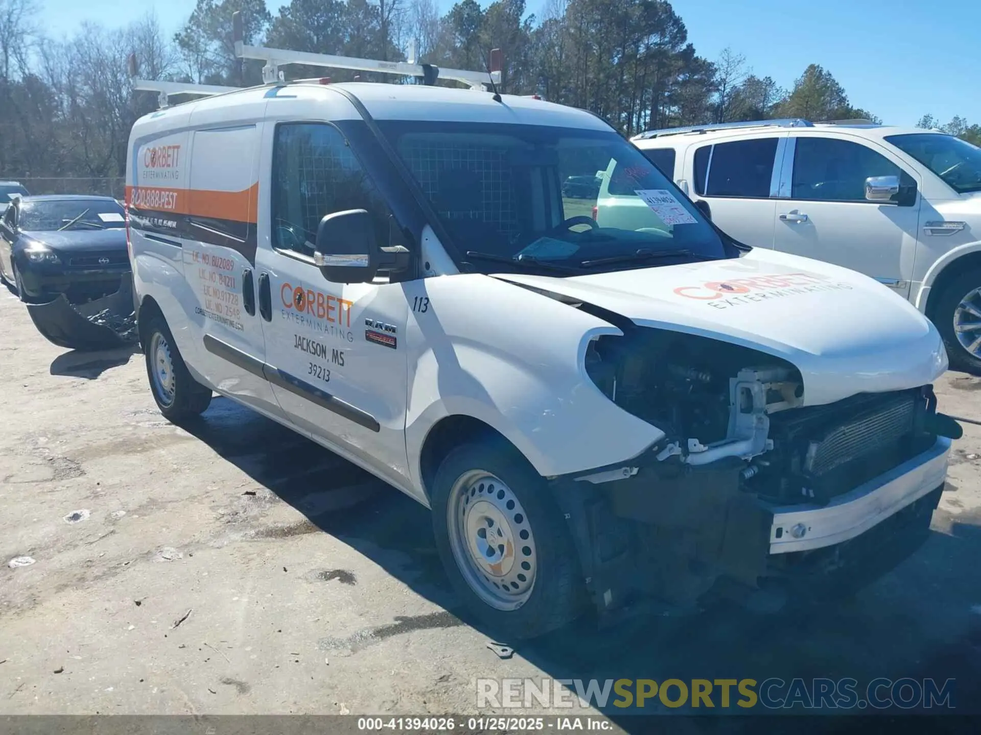 1 Photograph of a damaged car ZFBHRFABXL6P57424 RAM PROMASTER CITY 2020