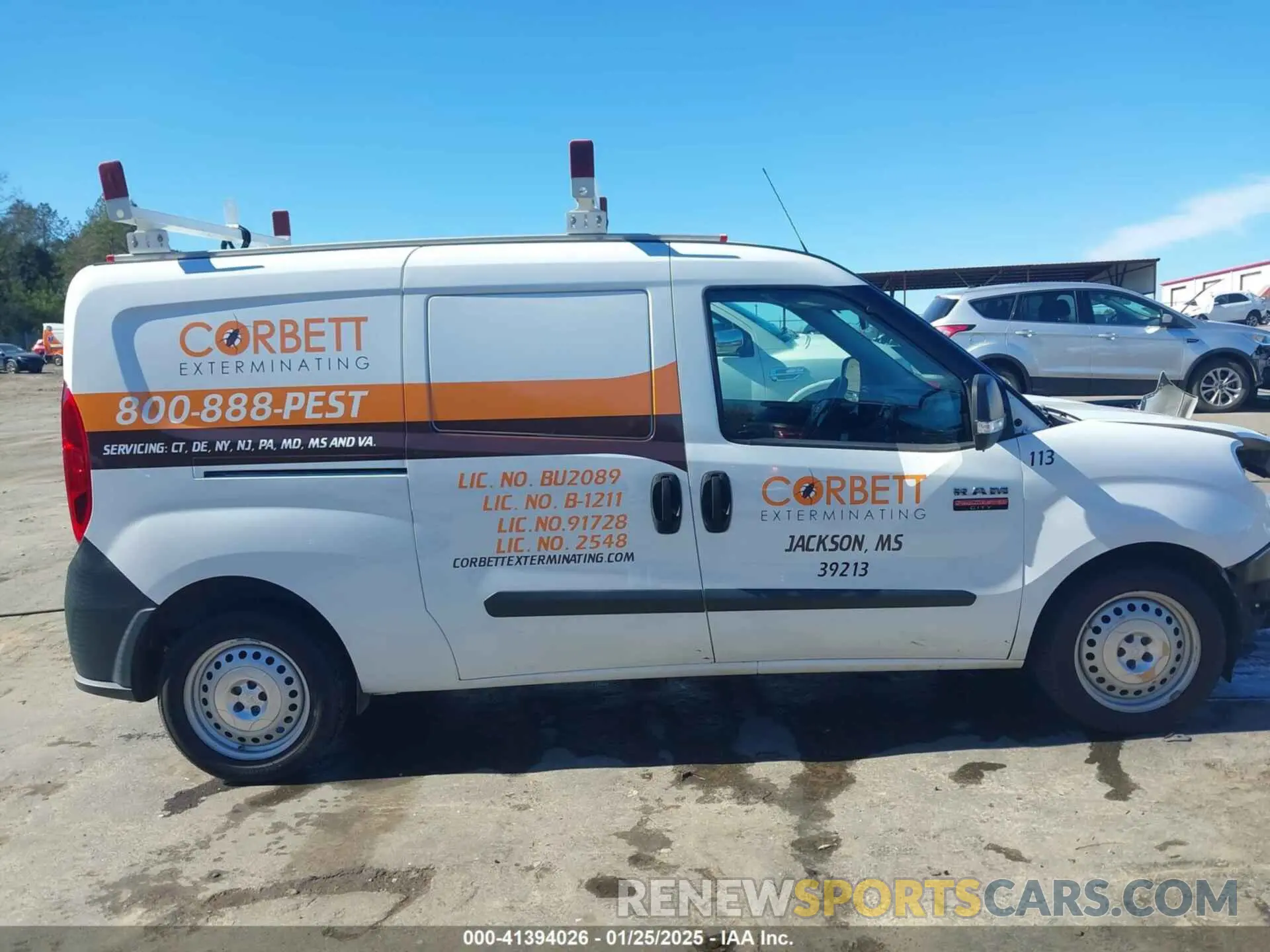 14 Photograph of a damaged car ZFBHRFABXL6P57424 RAM PROMASTER CITY 2020