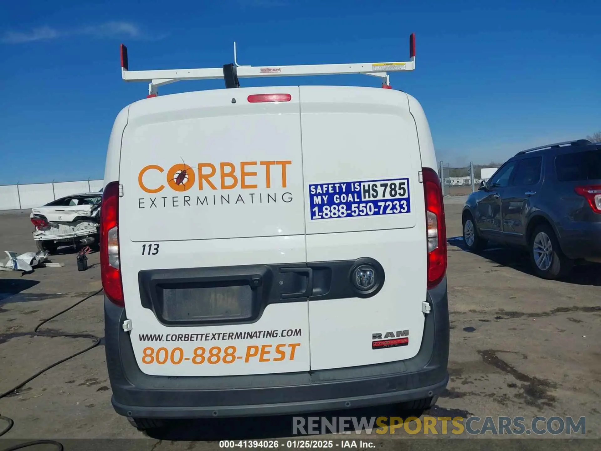 17 Photograph of a damaged car ZFBHRFABXL6P57424 RAM PROMASTER CITY 2020