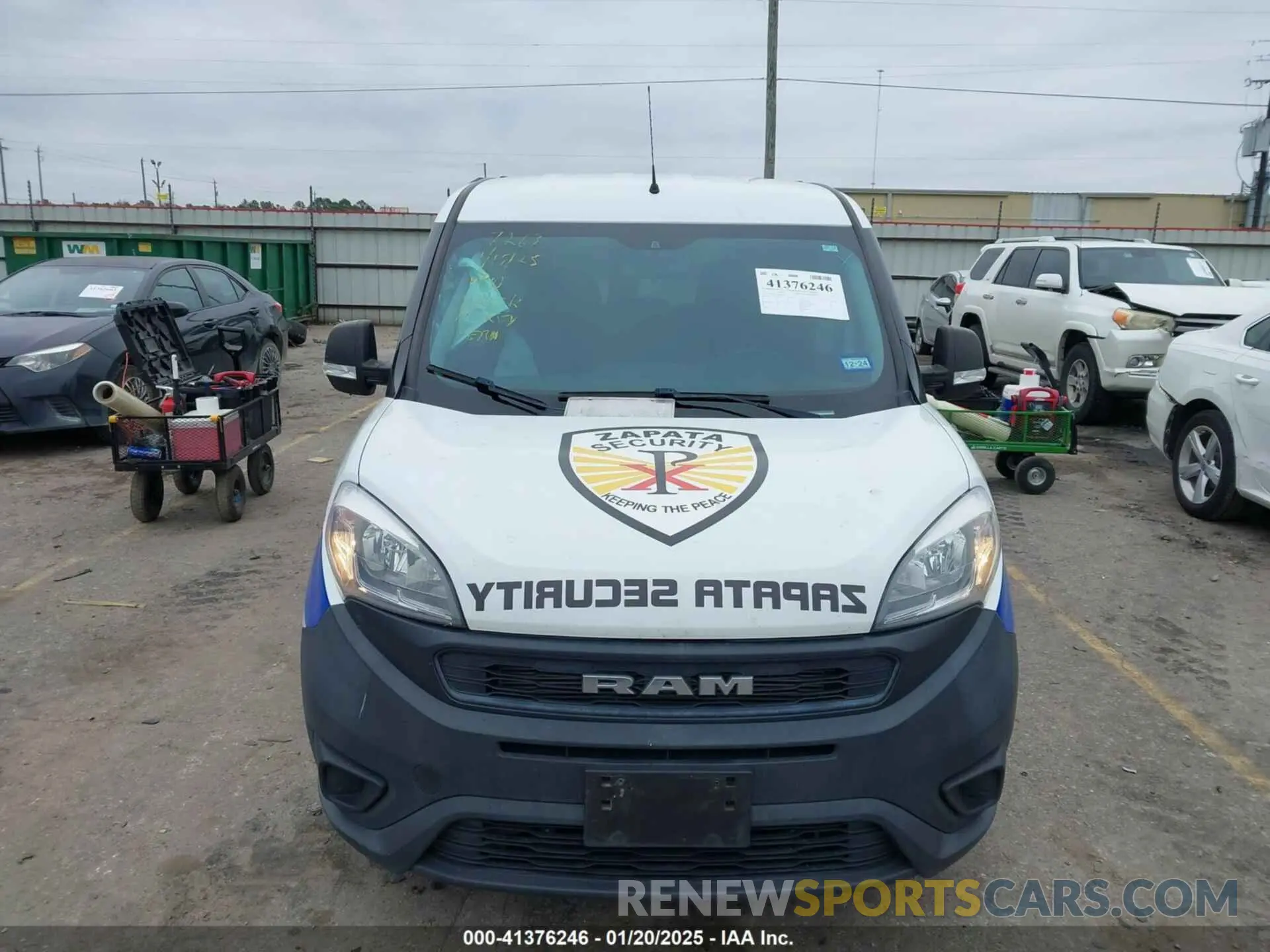 12 Photograph of a damaged car ZFBHRFABXL6R42766 RAM PROMASTER CITY 2020