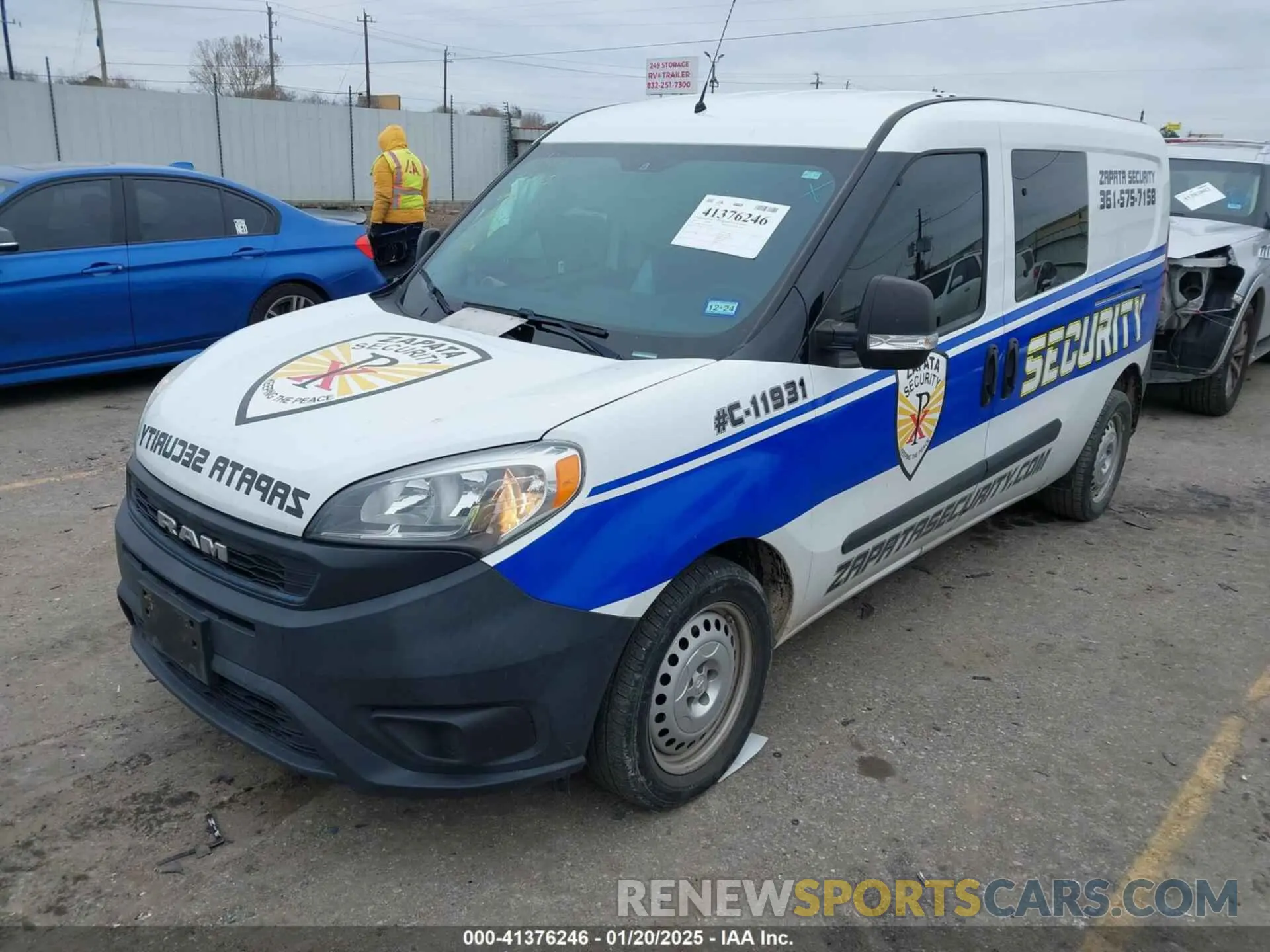 2 Photograph of a damaged car ZFBHRFABXL6R42766 RAM PROMASTER CITY 2020