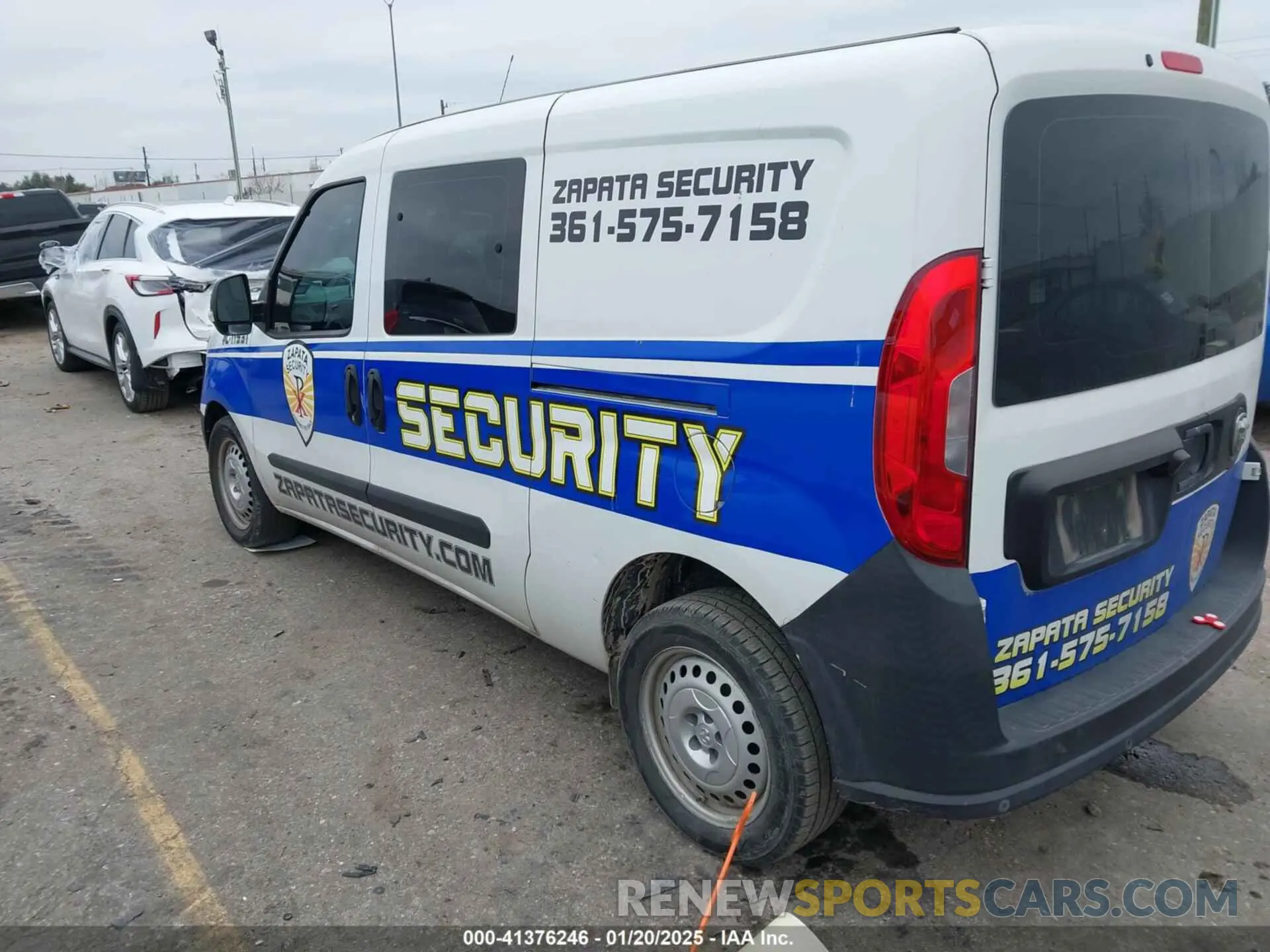 3 Photograph of a damaged car ZFBHRFABXL6R42766 RAM PROMASTER CITY 2020