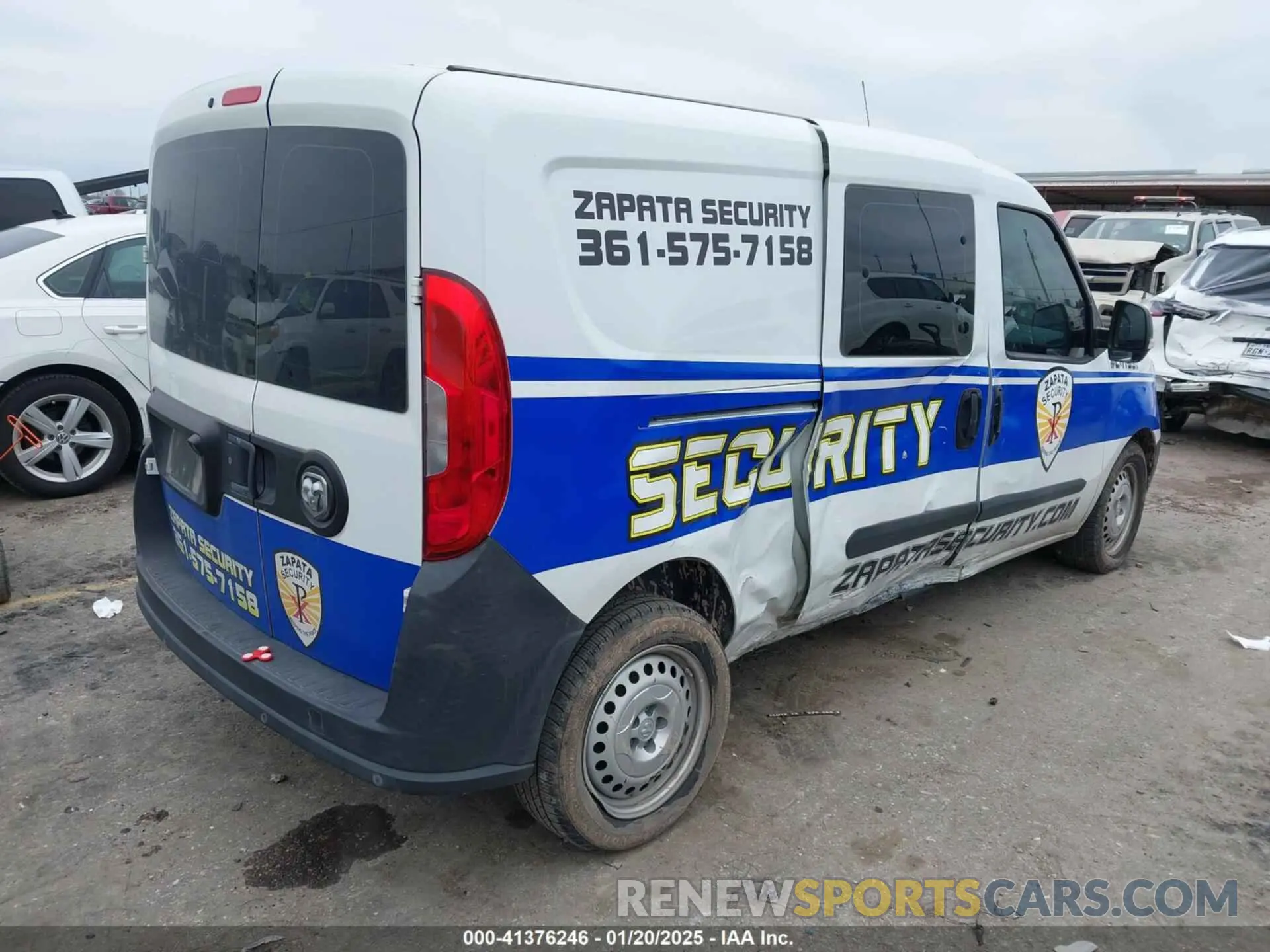 4 Photograph of a damaged car ZFBHRFABXL6R42766 RAM PROMASTER CITY 2020