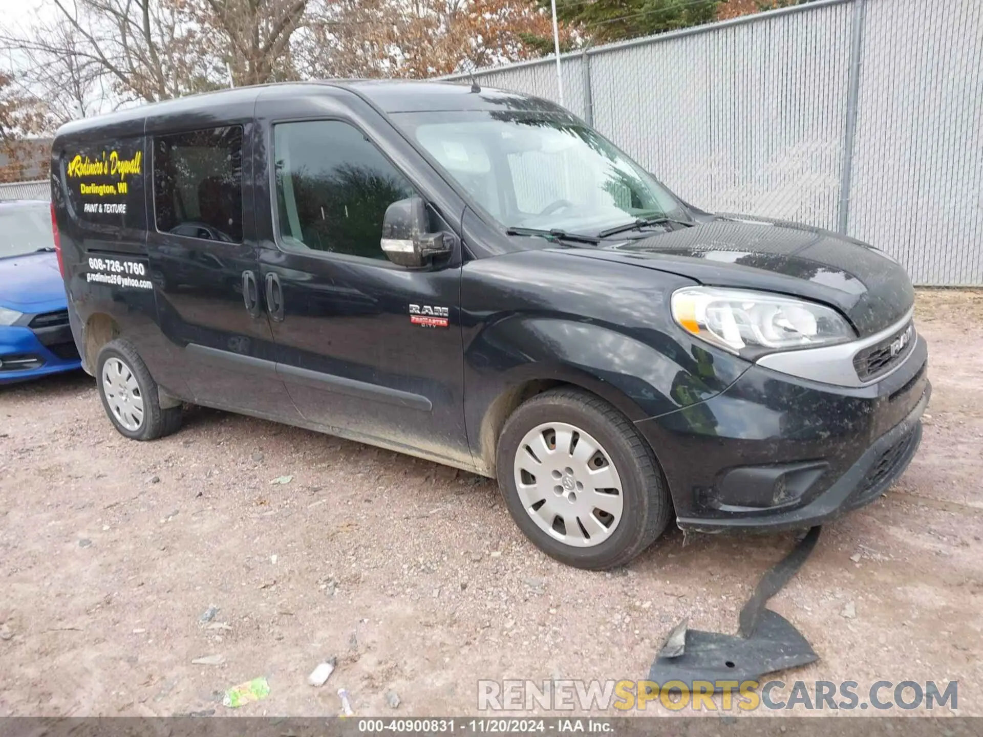1 Photograph of a damaged car ZFBHRFBB0L6S21239 RAM PROMASTER CITY 2020