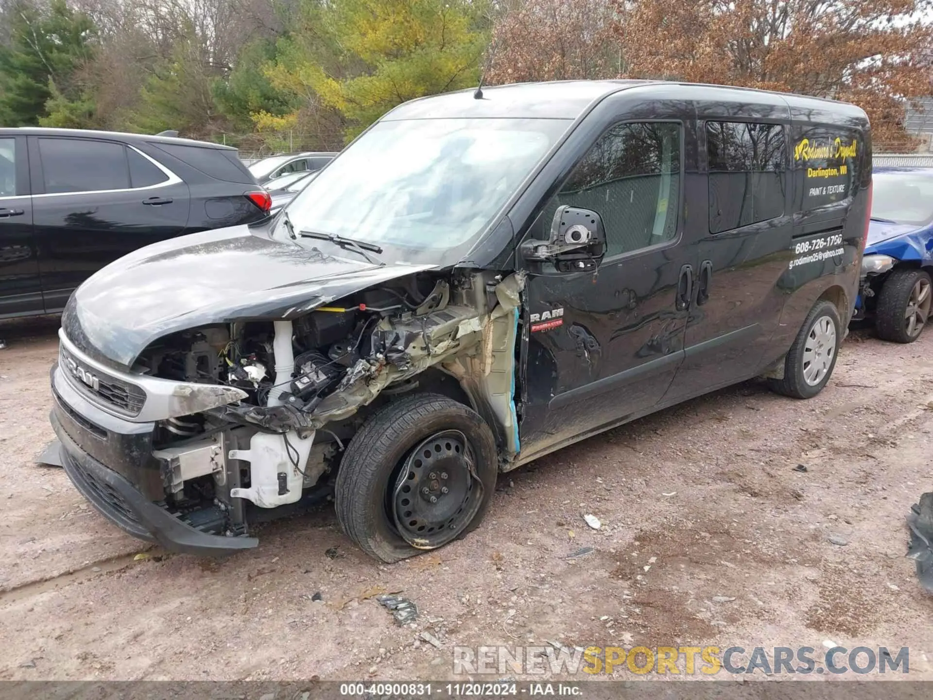 2 Photograph of a damaged car ZFBHRFBB0L6S21239 RAM PROMASTER CITY 2020