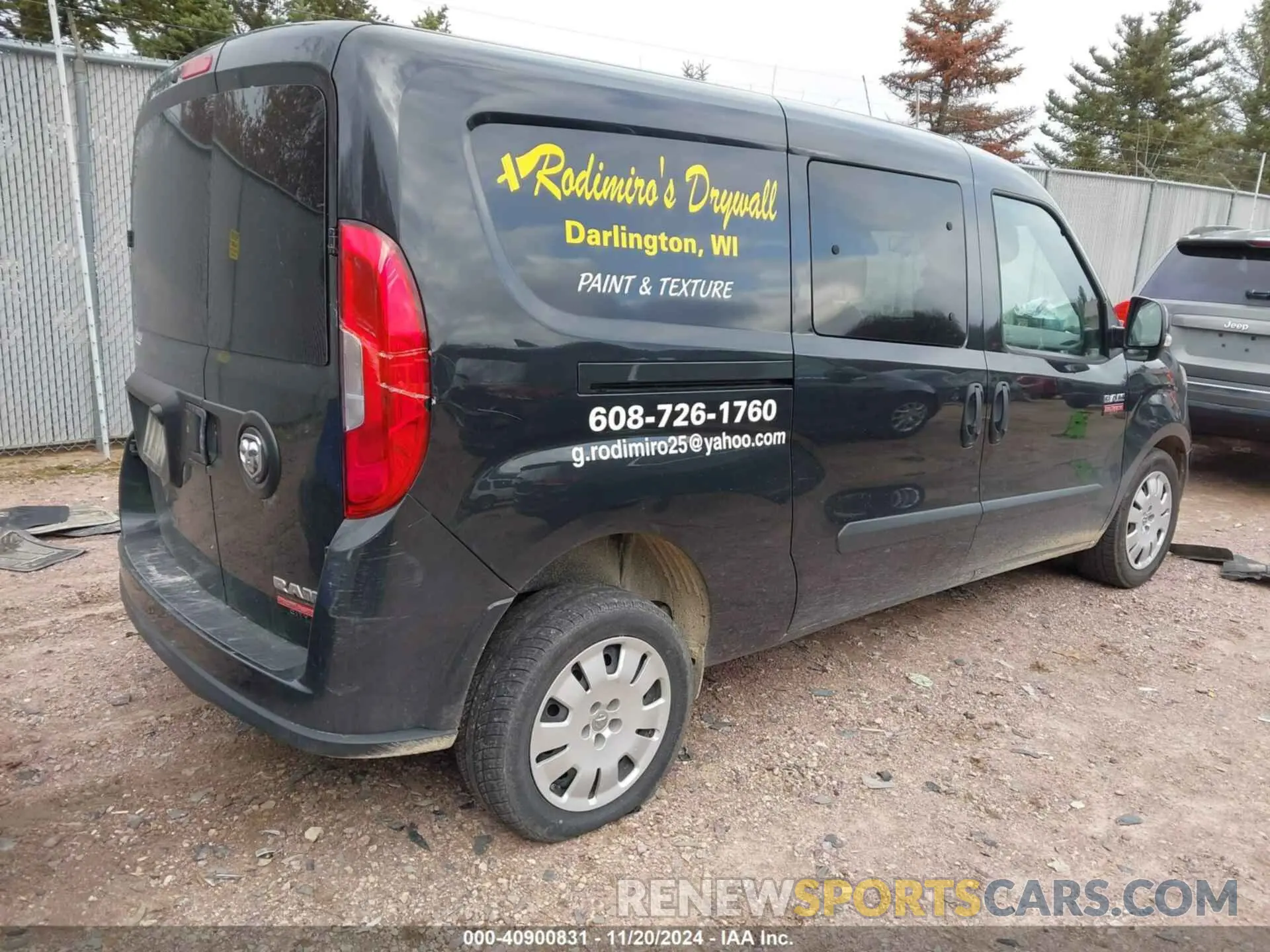 4 Photograph of a damaged car ZFBHRFBB0L6S21239 RAM PROMASTER CITY 2020