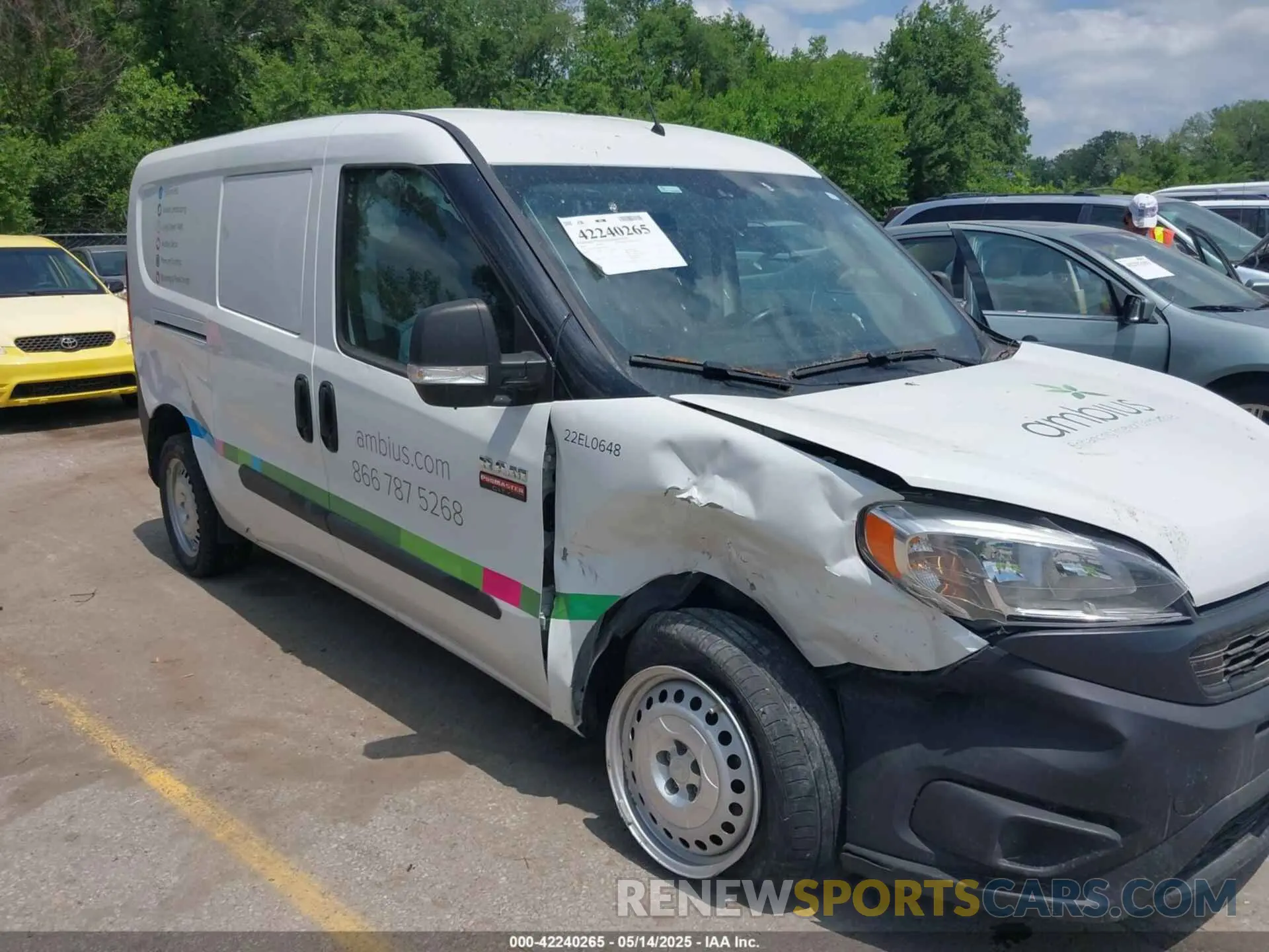 6 Photograph of a damaged car ZFBHRFAB0M6S72663 RAM PROMASTER CITY 2021