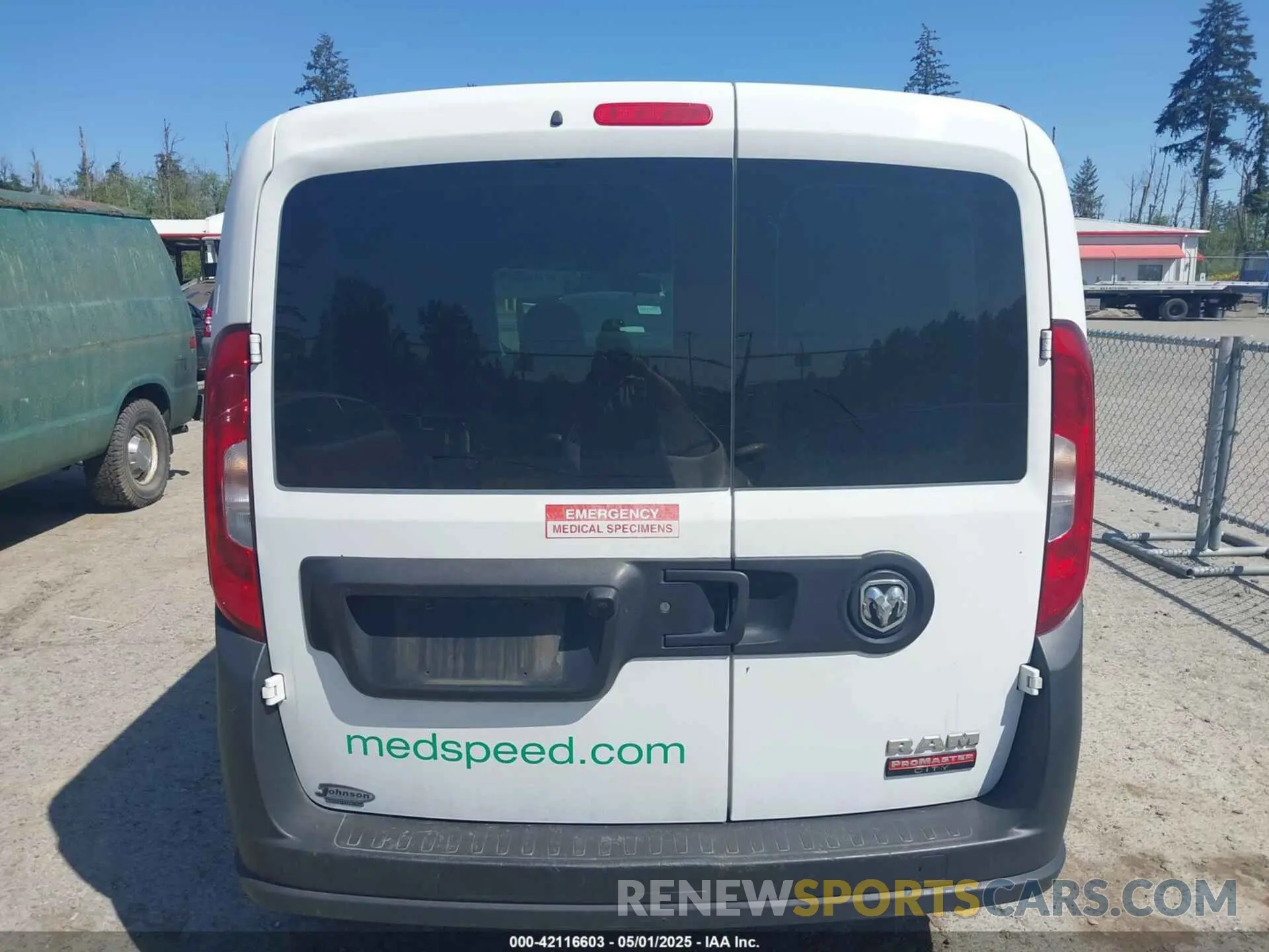16 Photograph of a damaged car ZFBHRFAB1M6T52540 RAM PROMASTER CITY 2021