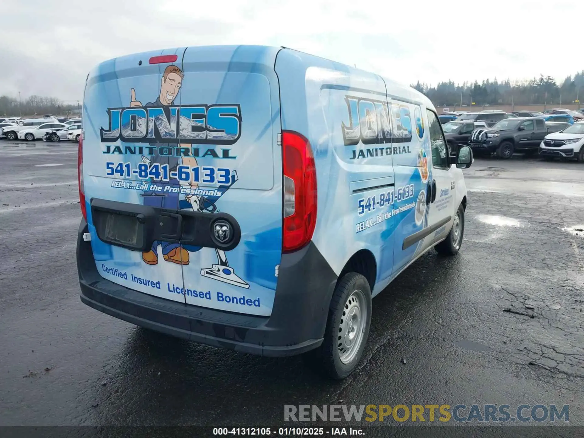 4 Photograph of a damaged car ZFBHRFAB2M6T43801 RAM PROMASTER CITY 2021