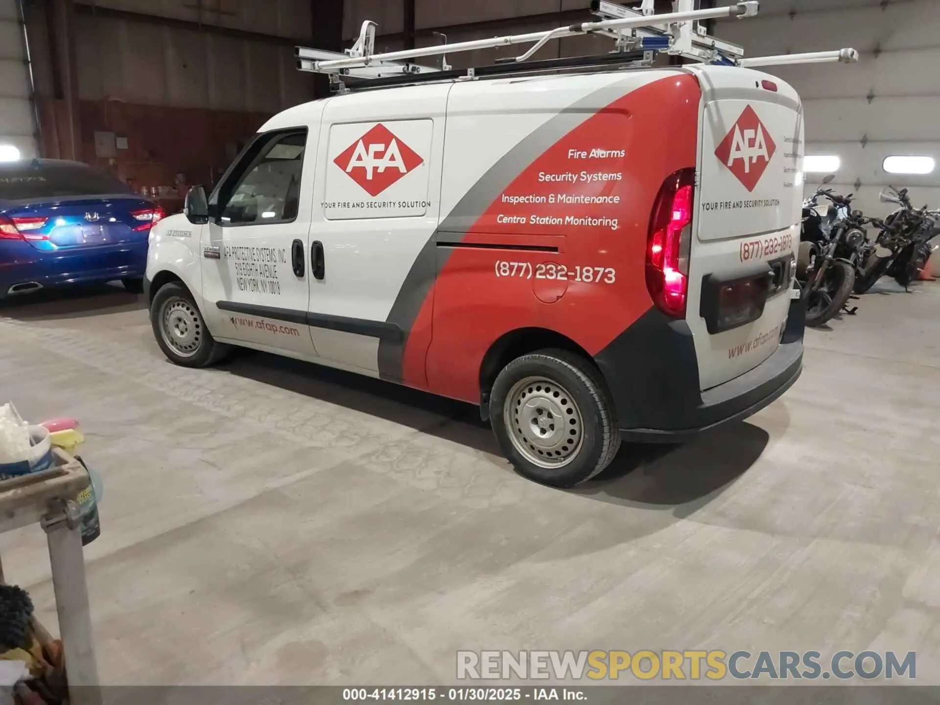 3 Photograph of a damaged car ZFBHRFAB2M6U14639 RAM PROMASTER CITY 2021