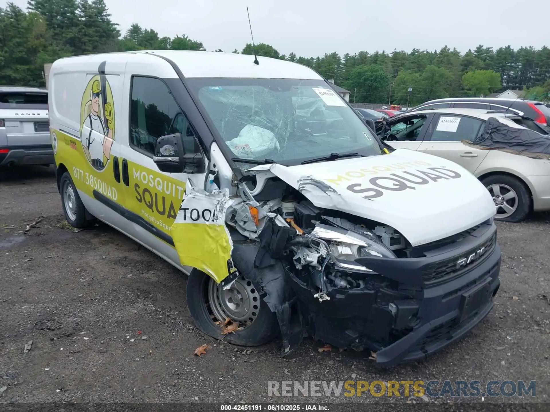 1 Photograph of a damaged car ZFBHRFAB4M6T91557 RAM PROMASTER CITY 2021
