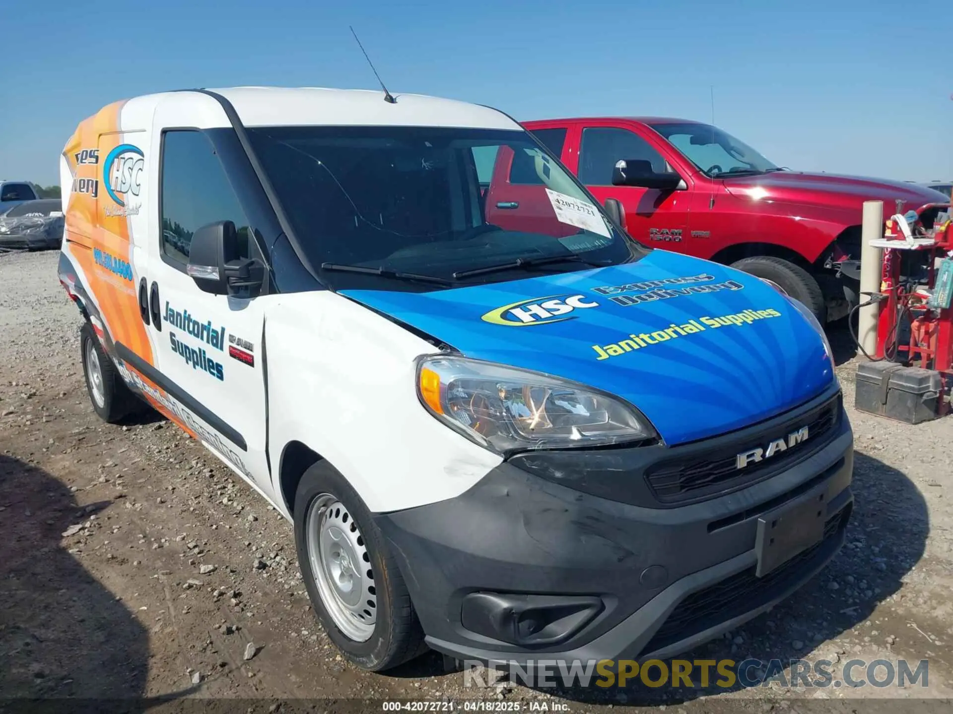 1 Photograph of a damaged car ZFBHRFAB7M6T70945 RAM PROMASTER CITY 2021
