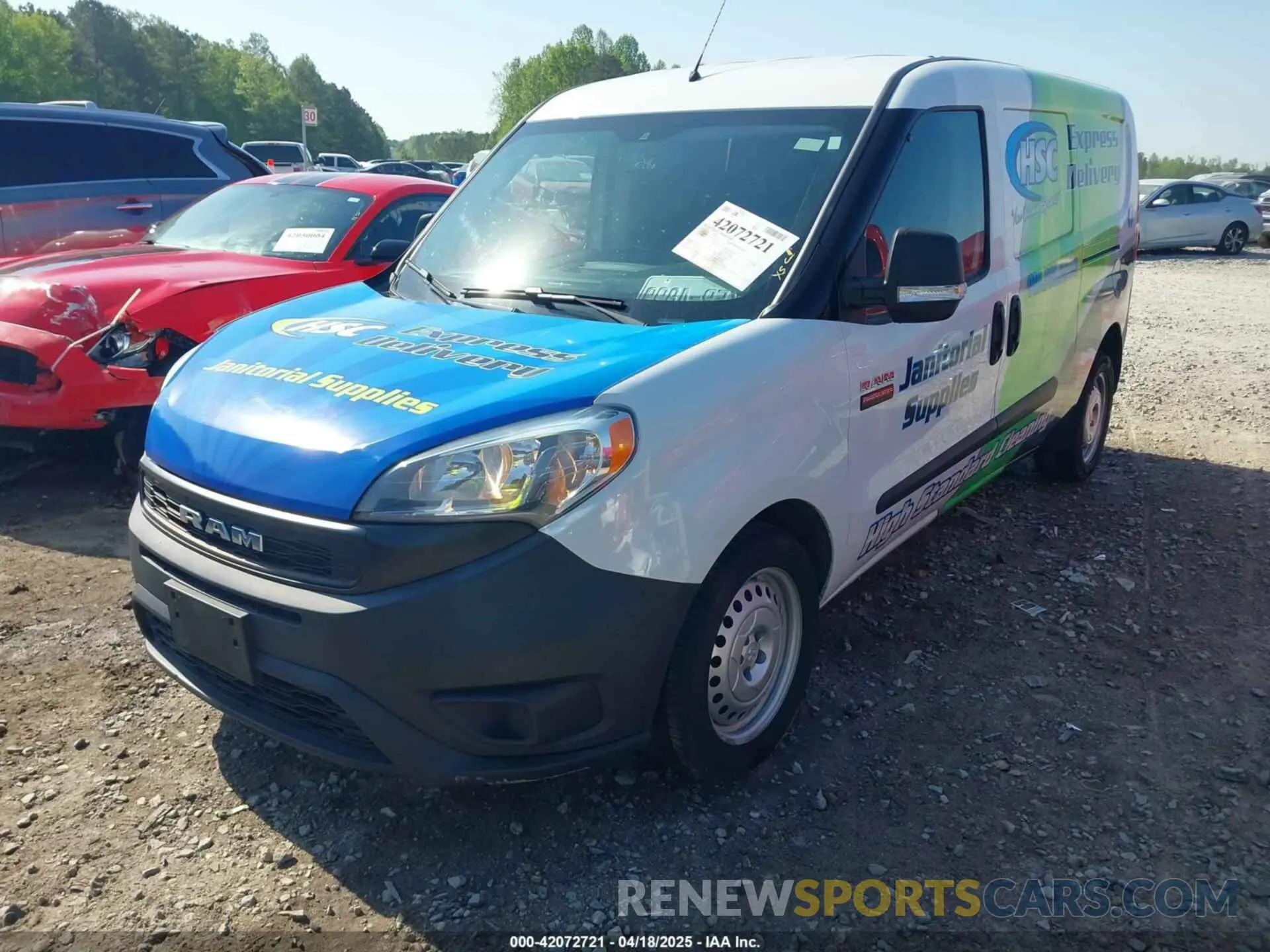 2 Photograph of a damaged car ZFBHRFAB7M6T70945 RAM PROMASTER CITY 2021