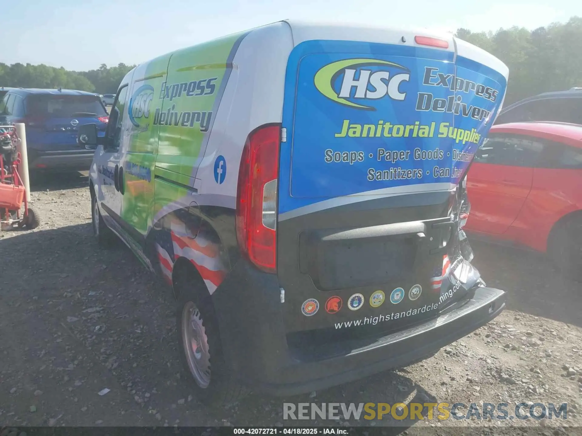3 Photograph of a damaged car ZFBHRFAB7M6T70945 RAM PROMASTER CITY 2021