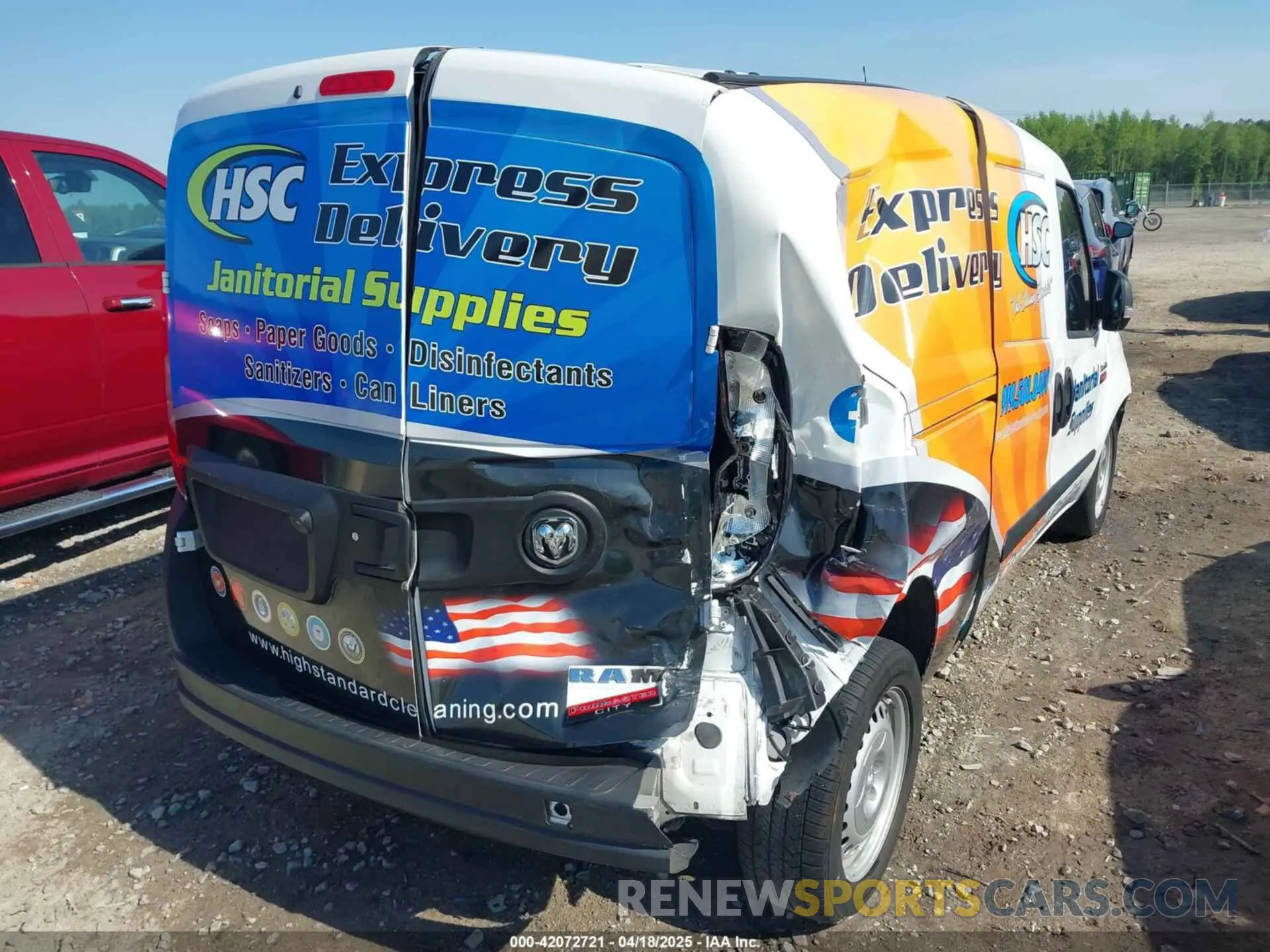 4 Photograph of a damaged car ZFBHRFAB7M6T70945 RAM PROMASTER CITY 2021