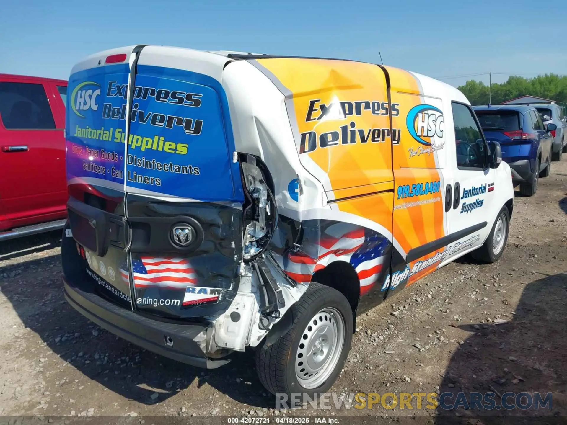 6 Photograph of a damaged car ZFBHRFAB7M6T70945 RAM PROMASTER CITY 2021