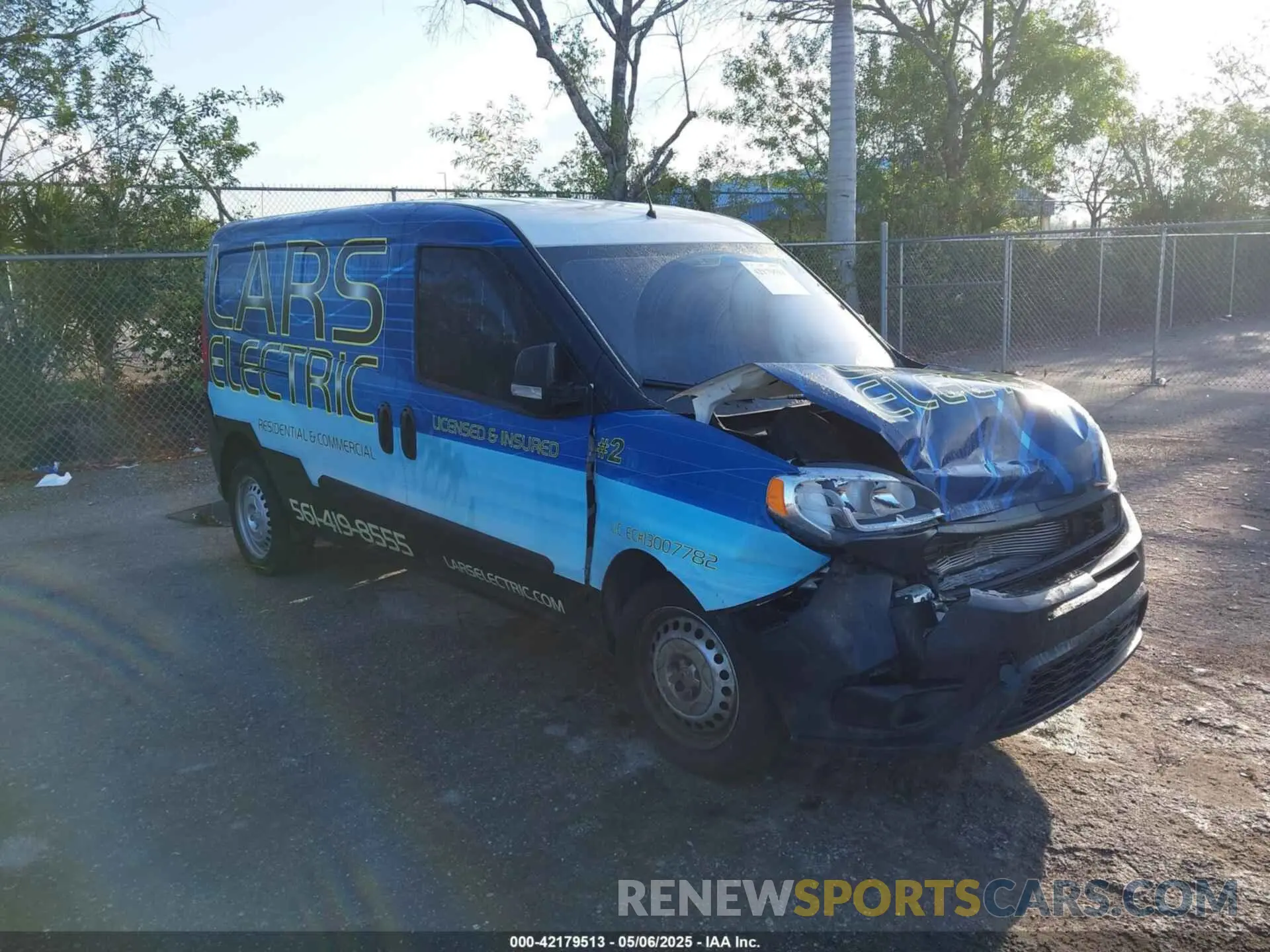 1 Photograph of a damaged car ZFBHRFAB8M6T15288 RAM PROMASTER CITY 2021