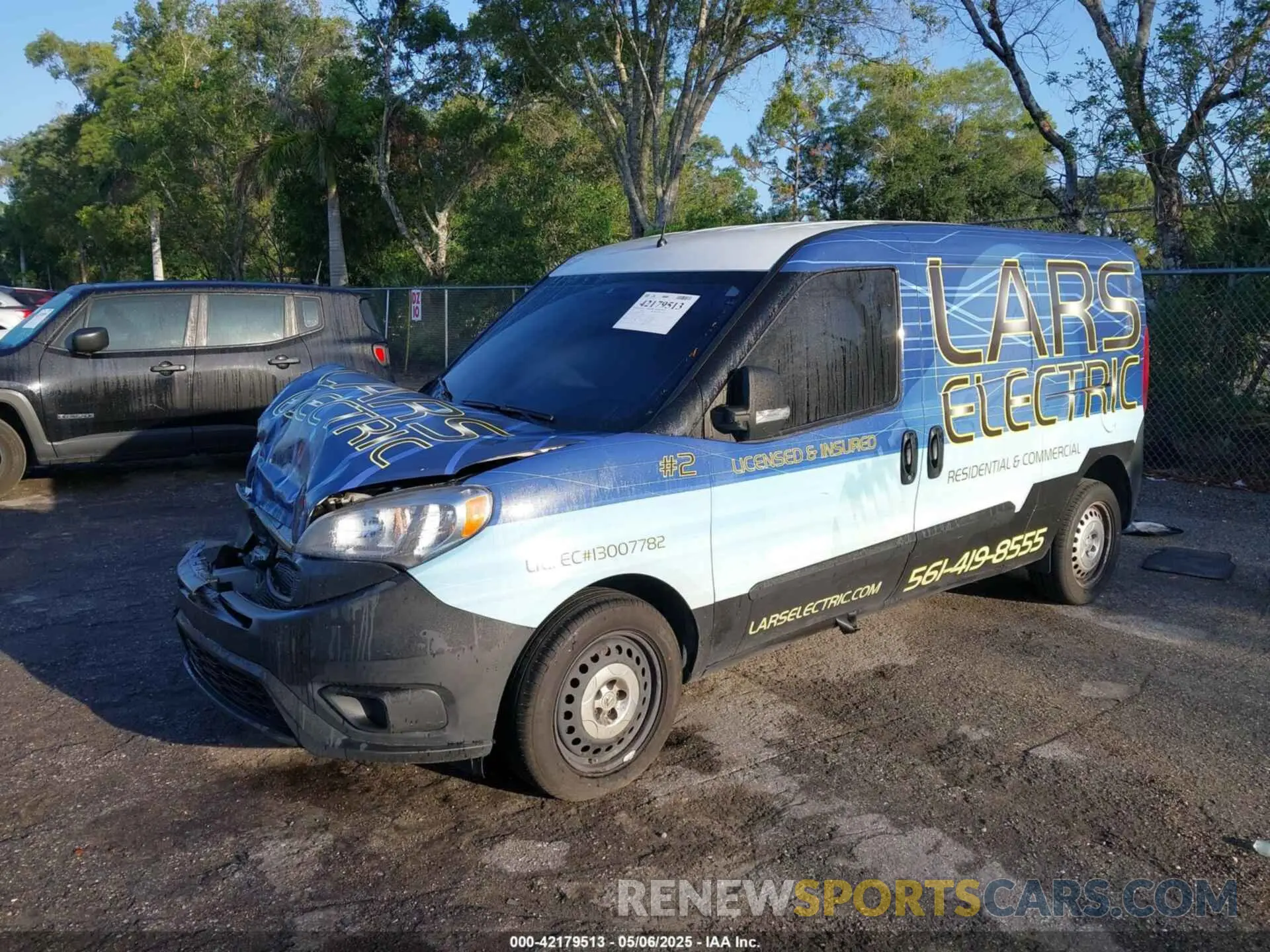 2 Photograph of a damaged car ZFBHRFAB8M6T15288 RAM PROMASTER CITY 2021