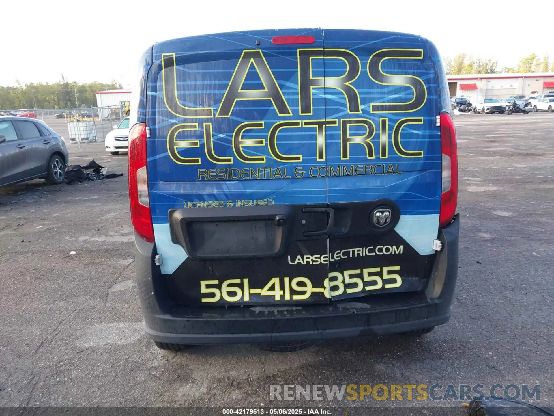 6 Photograph of a damaged car ZFBHRFAB8M6T15288 RAM PROMASTER CITY 2021