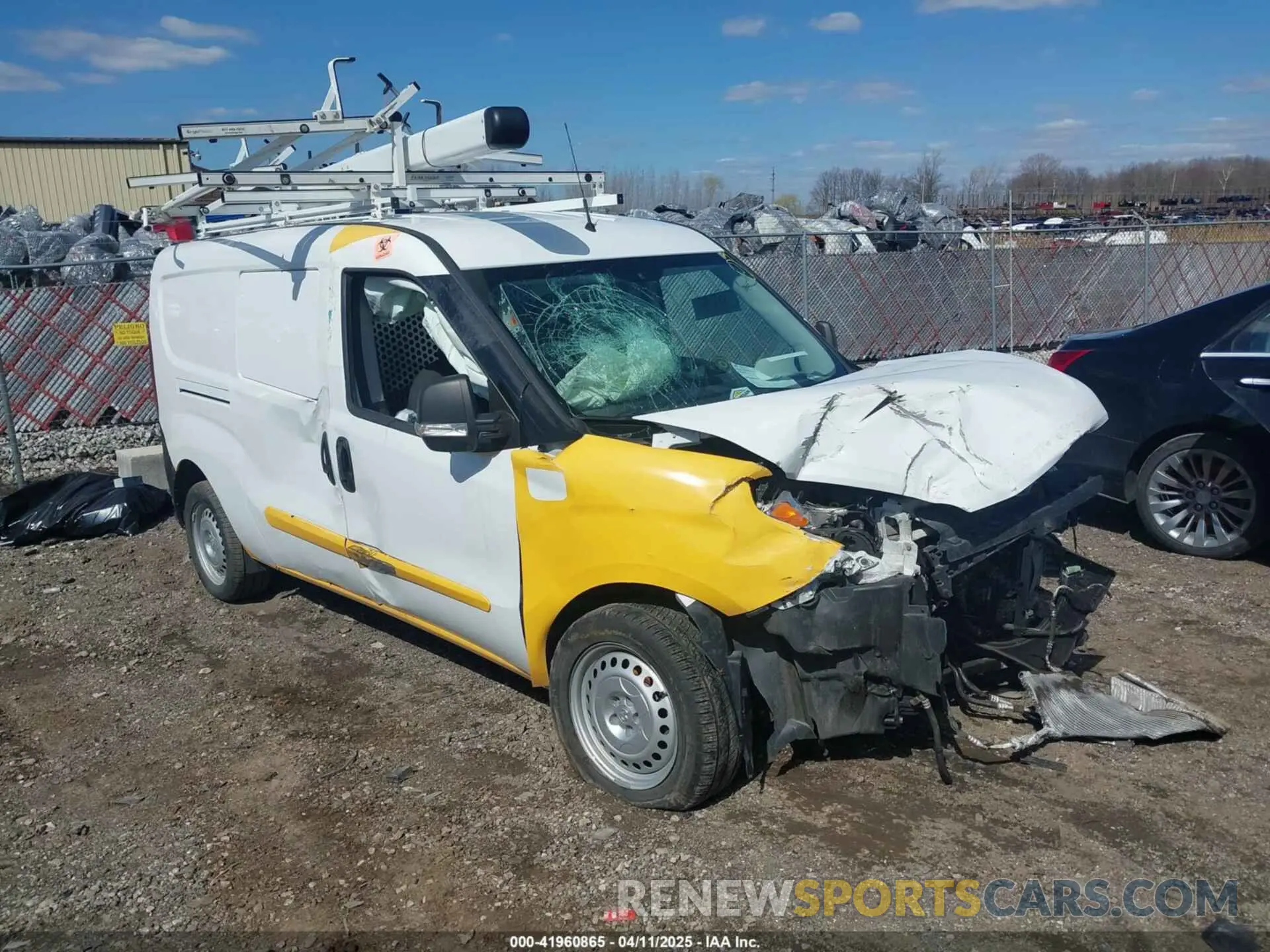 1 Photograph of a damaged car ZFBHRFAB9M6U08160 RAM PROMASTER CITY 2021
