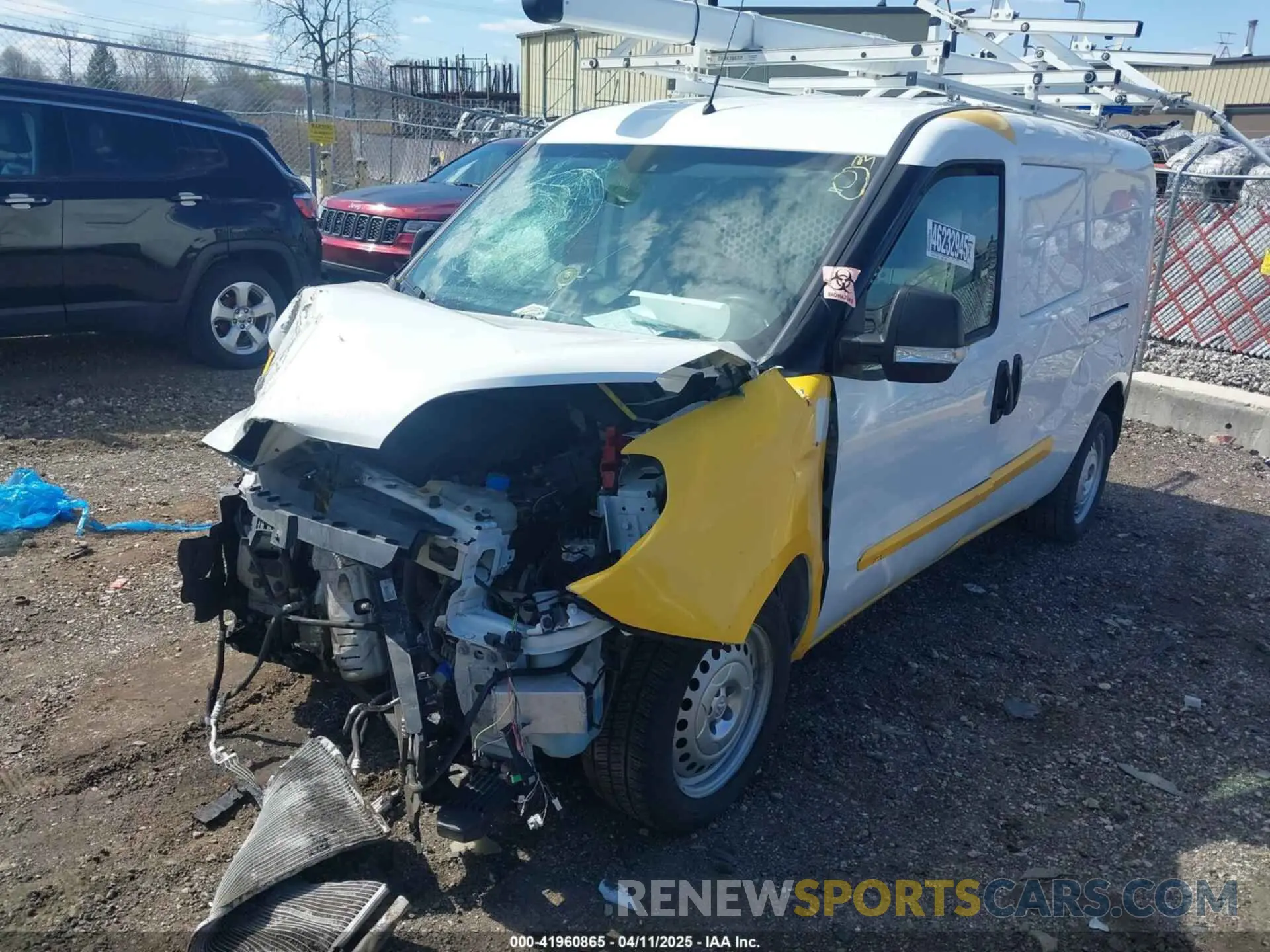 2 Photograph of a damaged car ZFBHRFAB9M6U08160 RAM PROMASTER CITY 2021