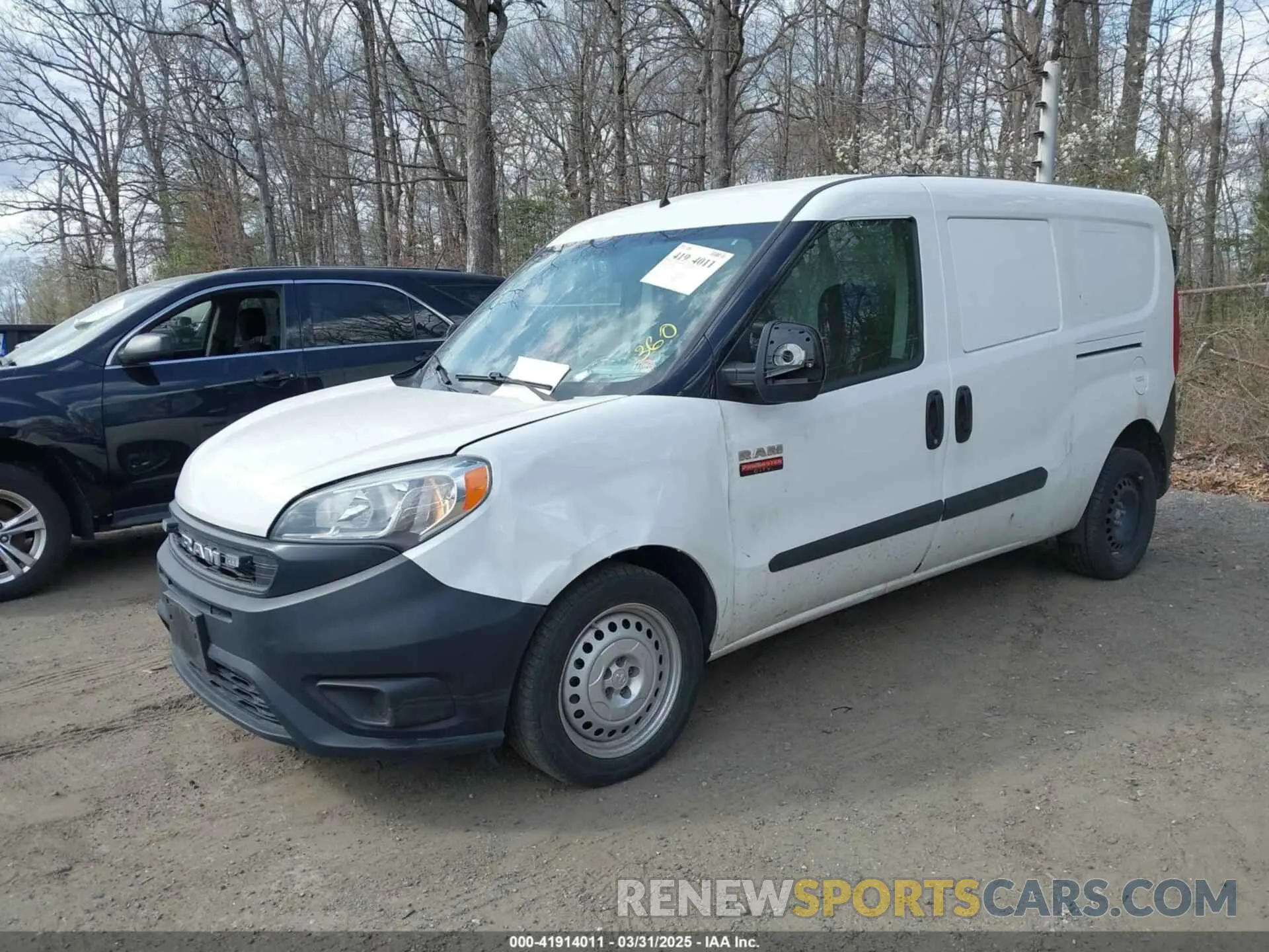 2 Photograph of a damaged car ZFBHRFABXM6U12668 RAM PROMASTER CITY 2021