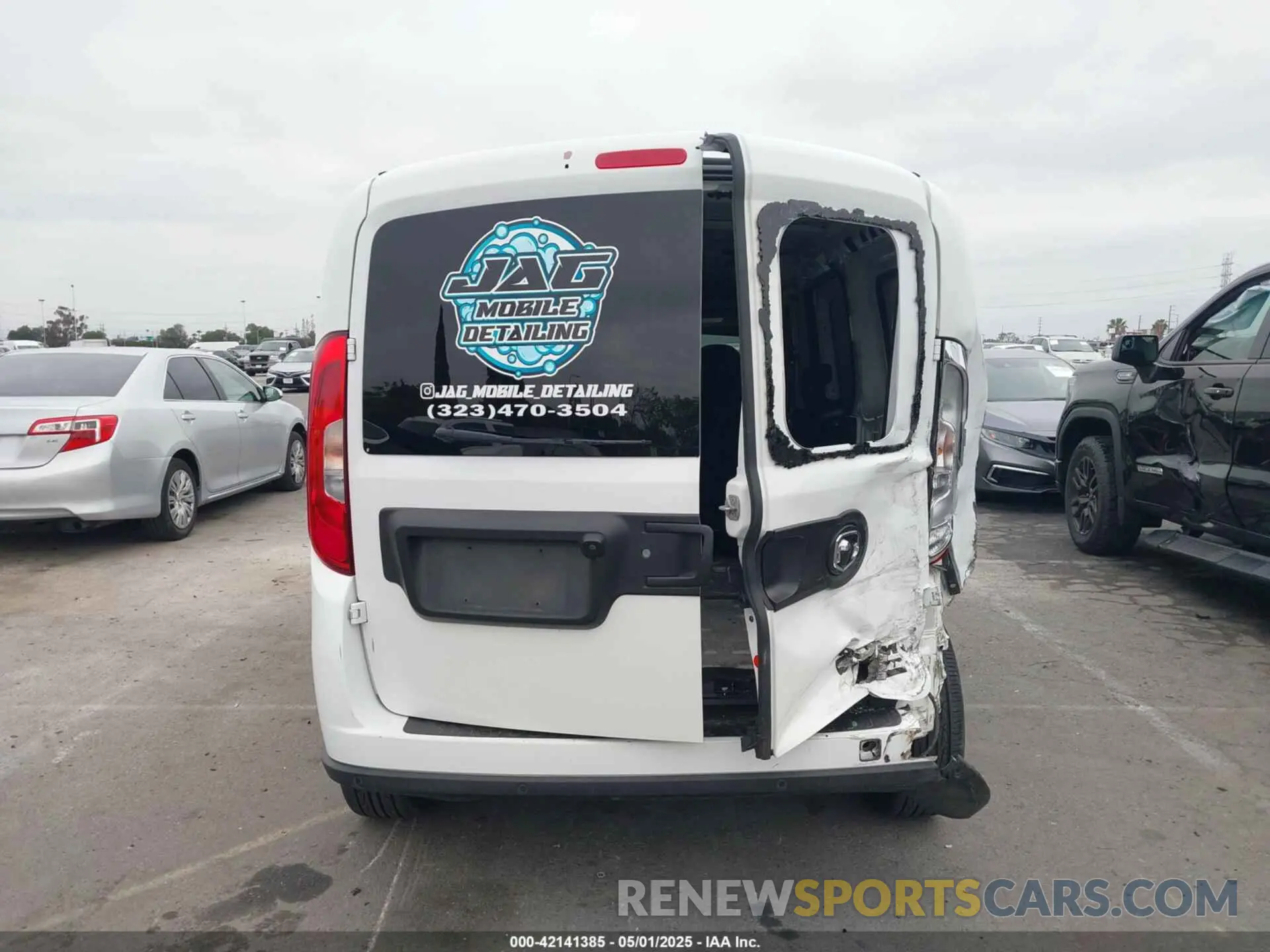 16 Photograph of a damaged car ZFBHRFBB0M6T89478 RAM PROMASTER CITY 2021