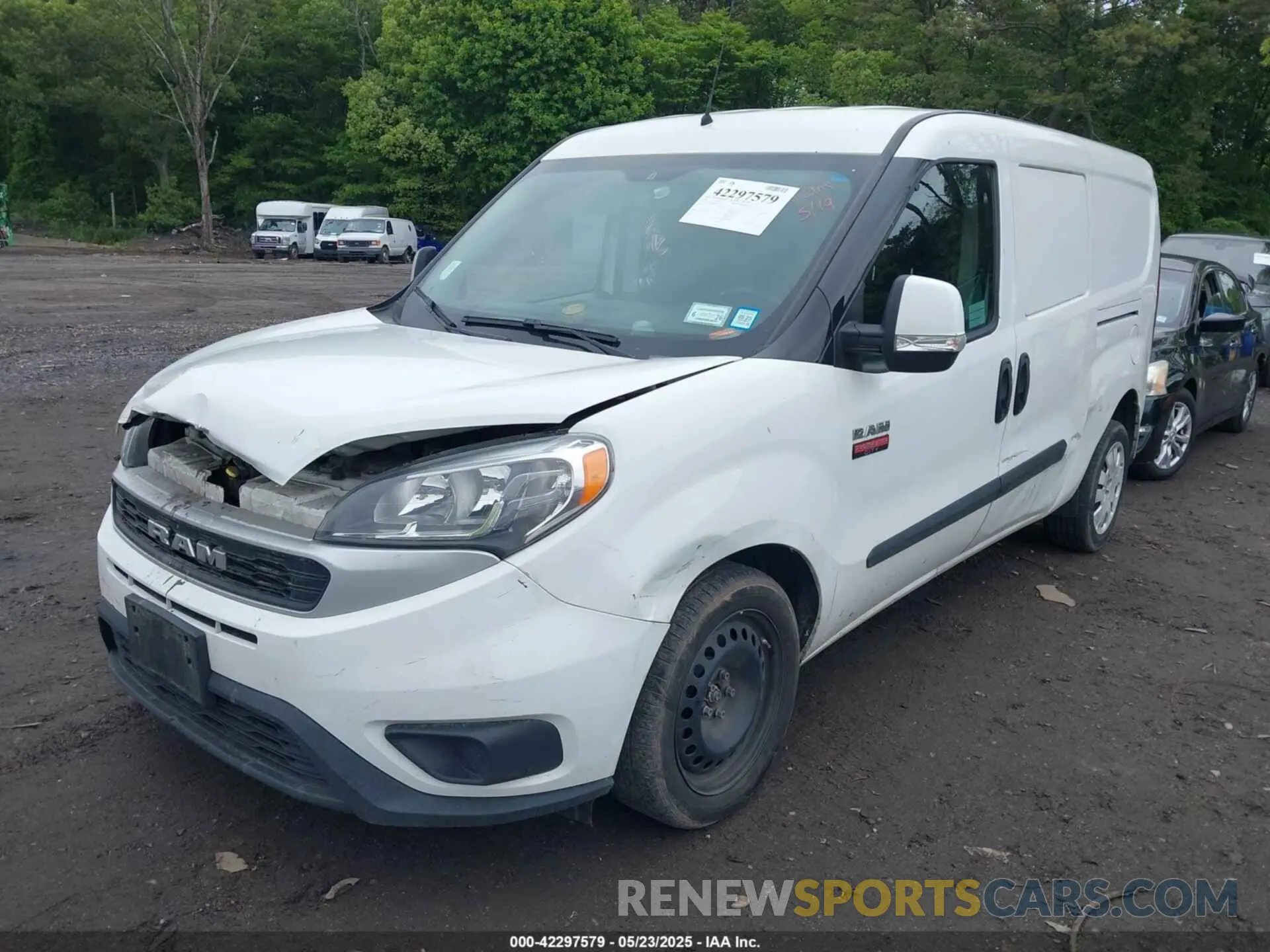 2 Photograph of a damaged car ZFBHRFBB6M6V75137 RAM PROMASTER CITY 2021