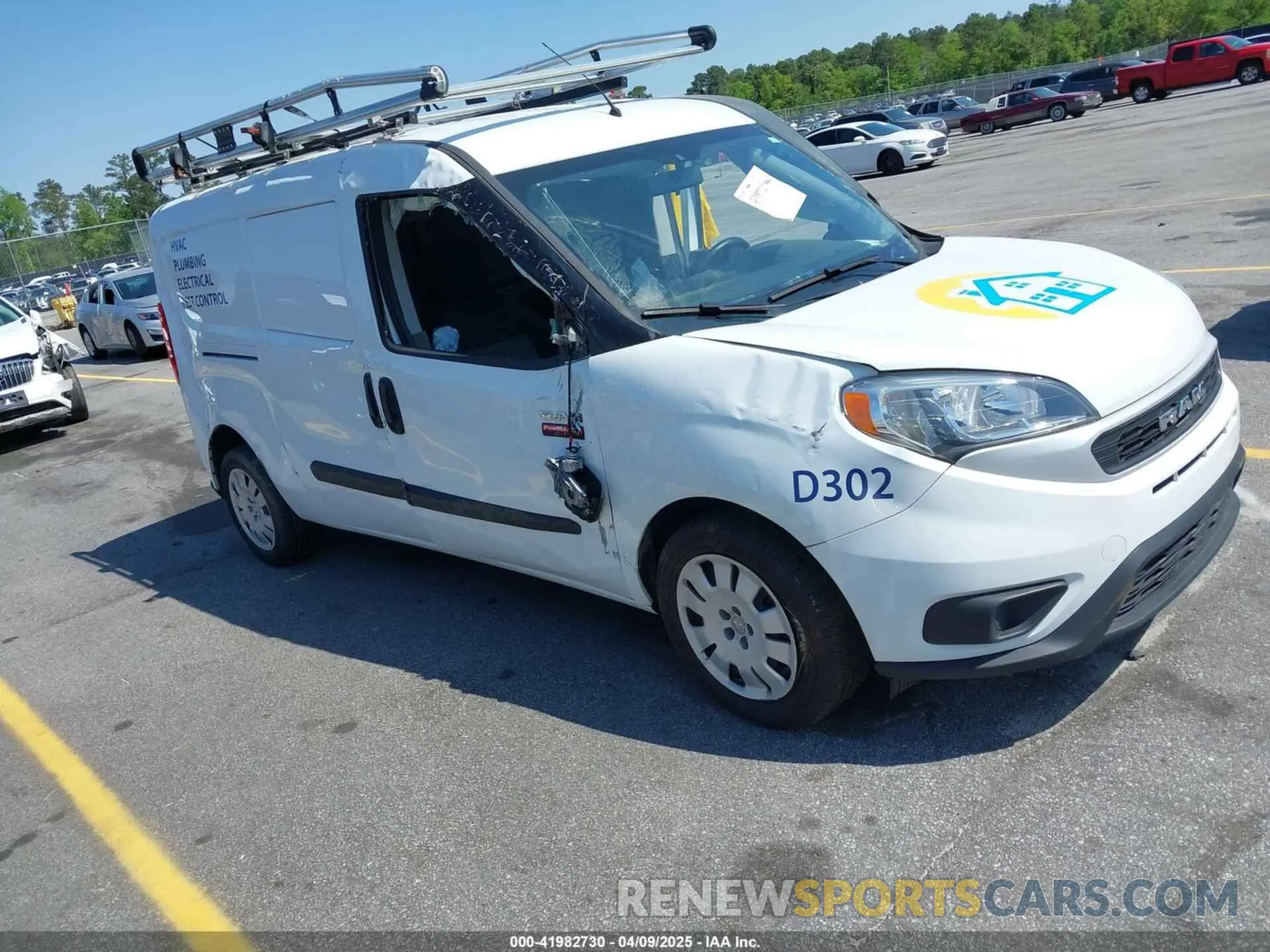 1 Photograph of a damaged car ZFBHRFBB7M6V40736 RAM PROMASTER CITY 2021