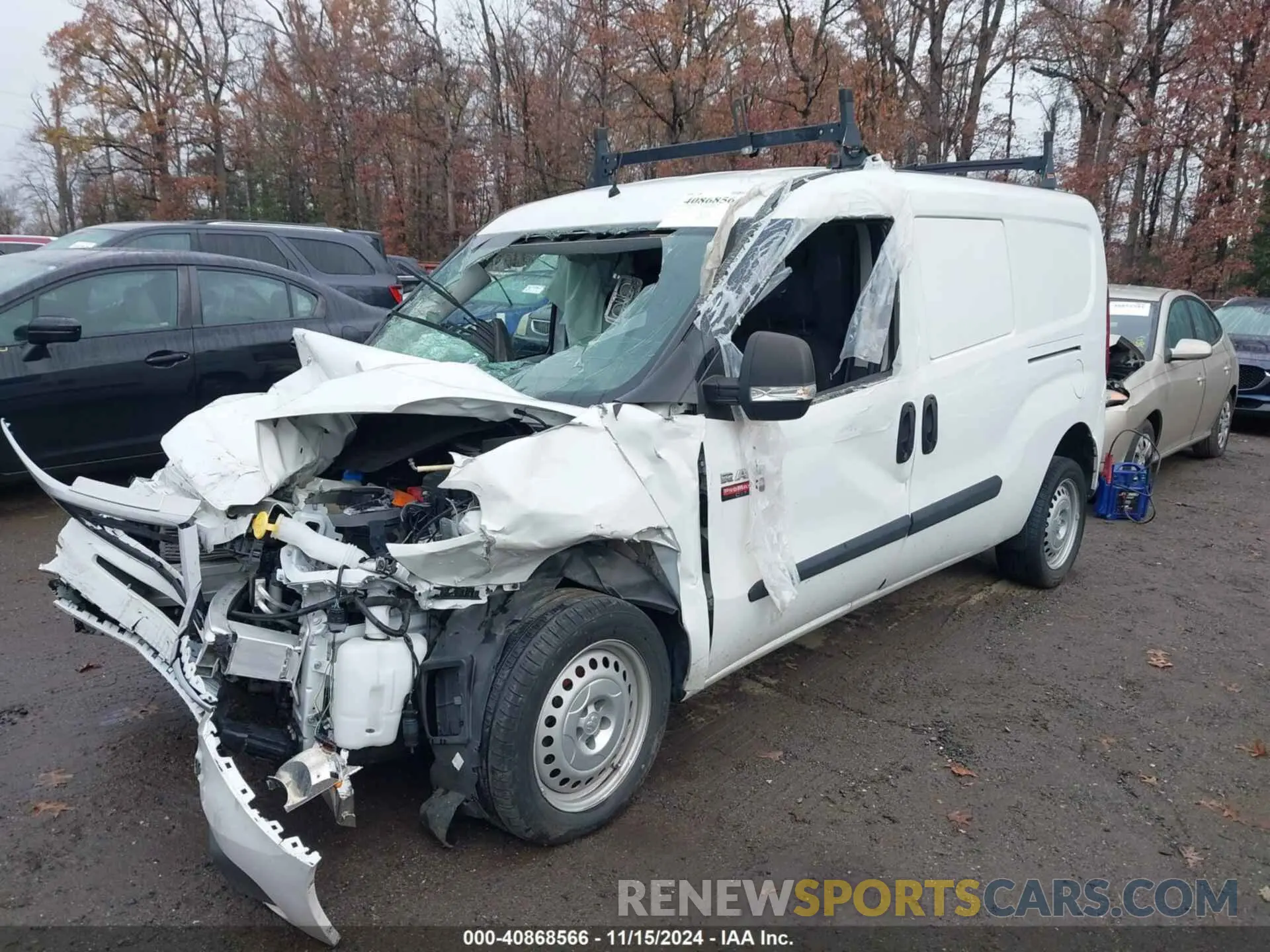 2 Photograph of a damaged car ZFB636VP4N6W08900 RAM PROMASTER CITY 2022